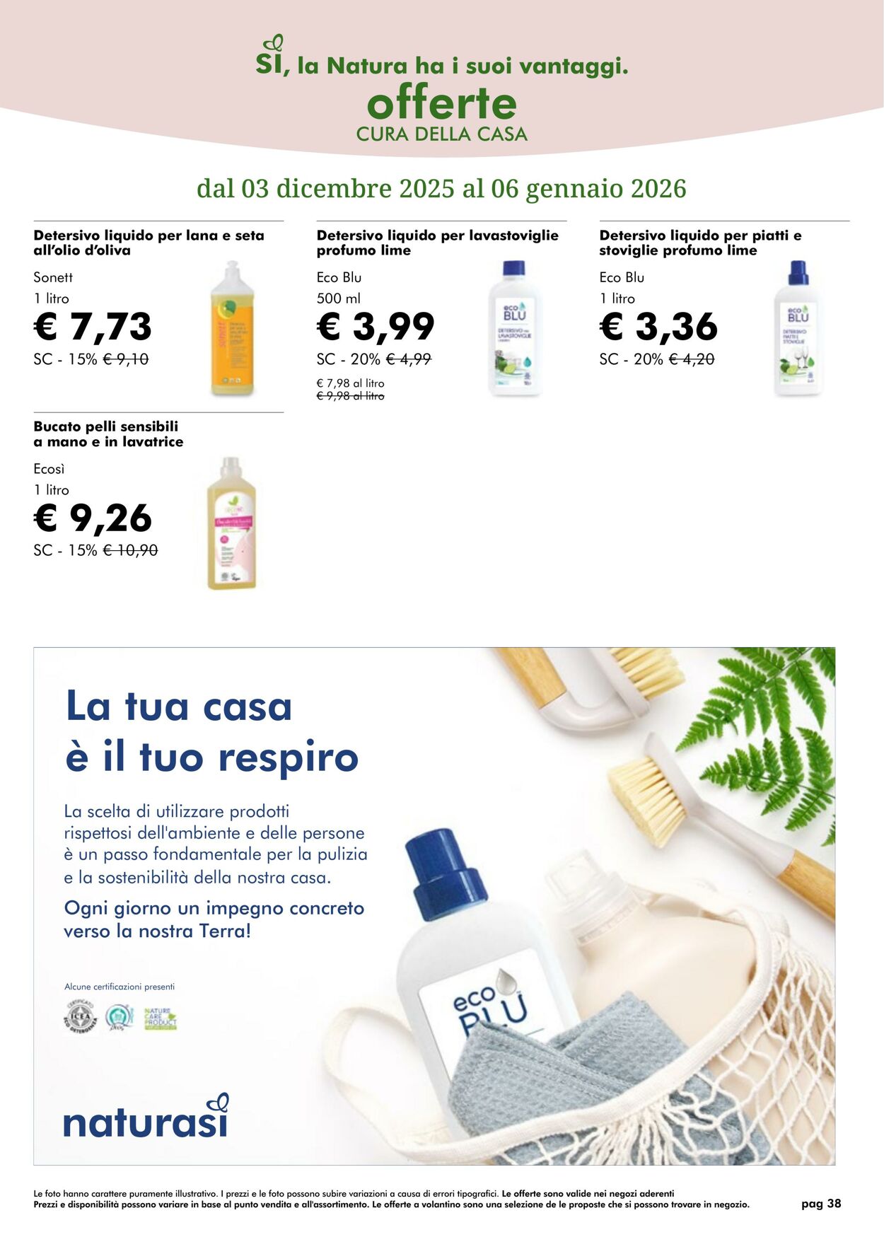 Volantino NaturaSì 01.12.2025 - 01.01.2026