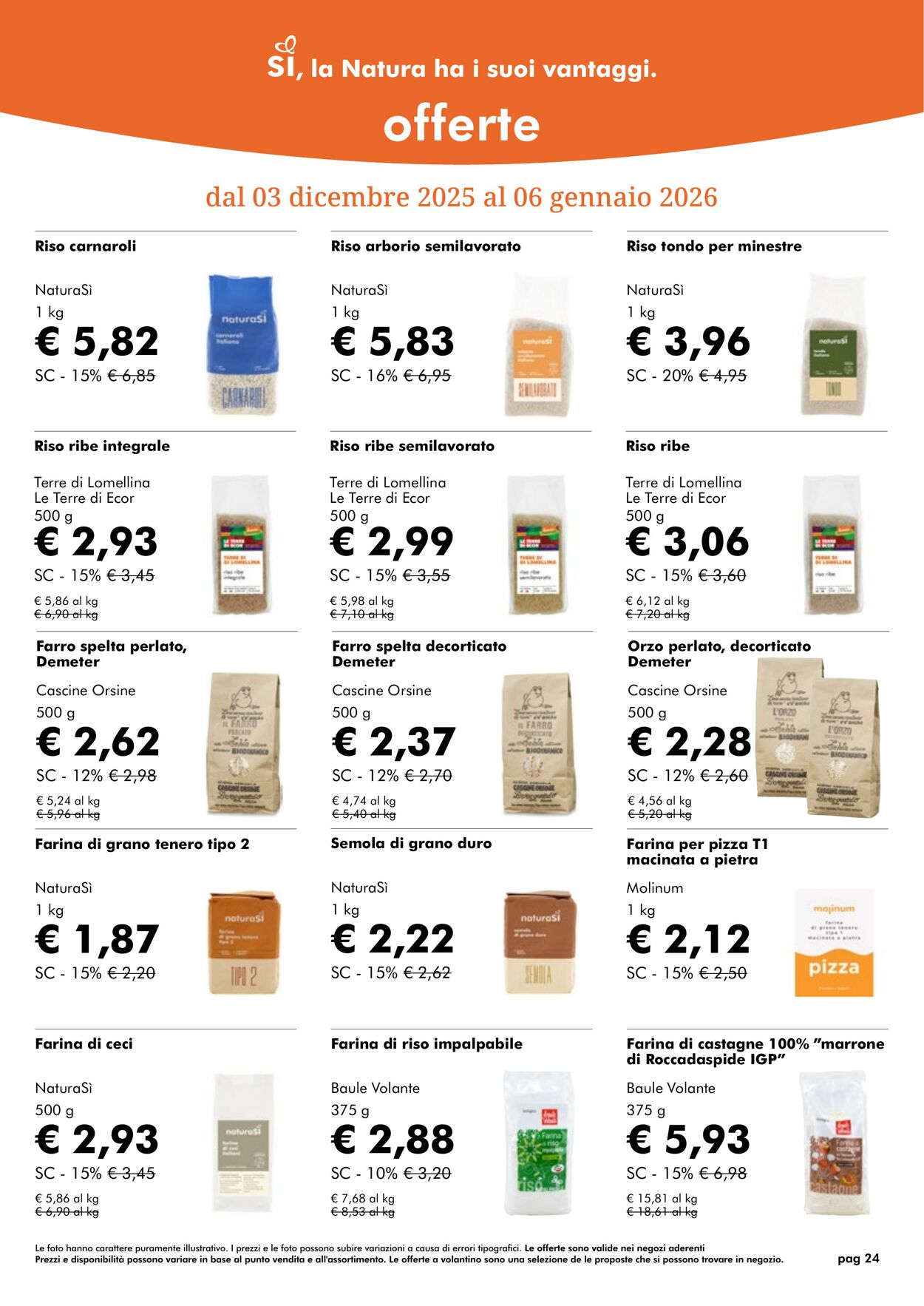 Volantino NaturaSì 01.12.2025 - 01.01.2026
