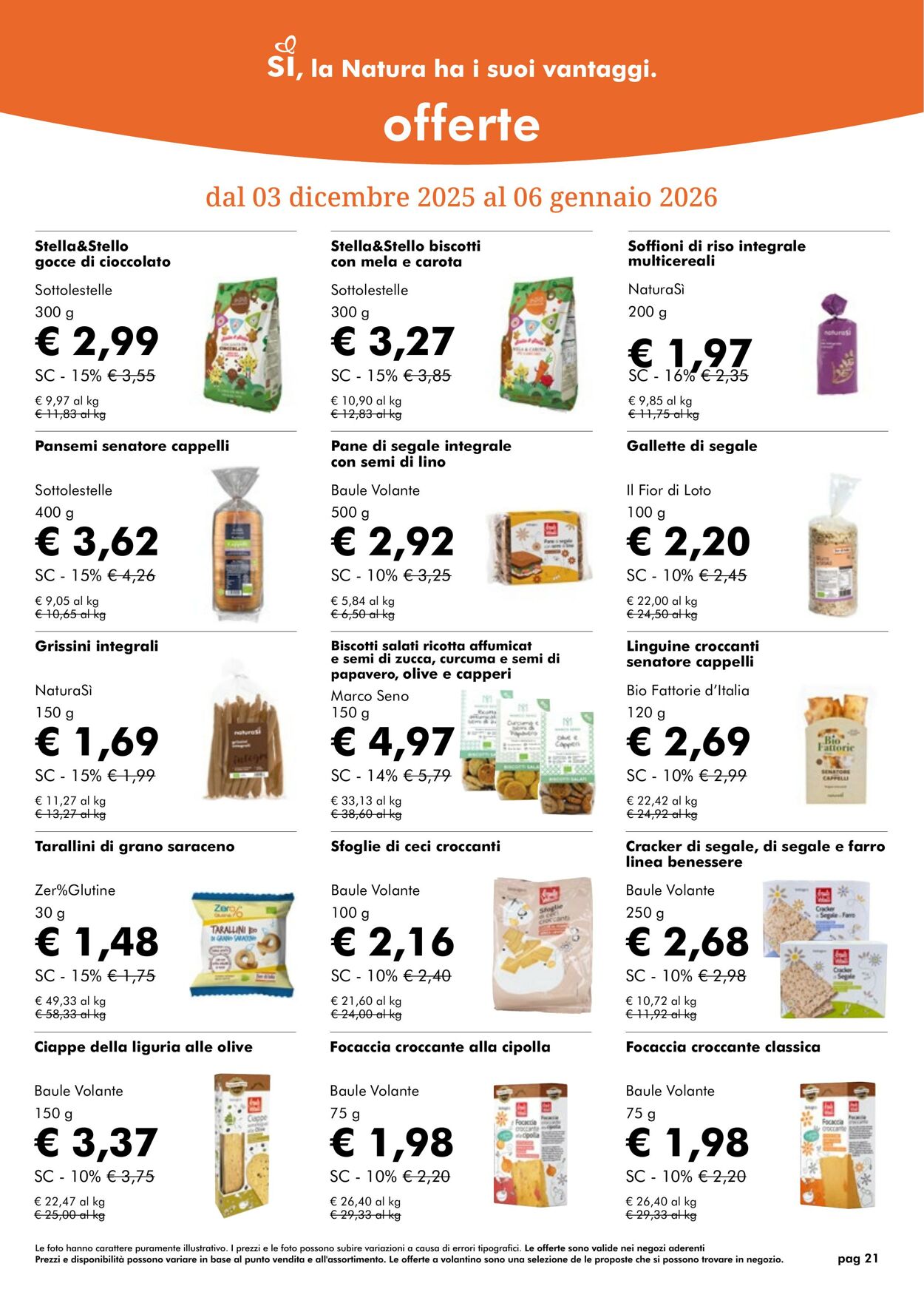 Volantino NaturaSì 01.12.2025 - 01.01.2026