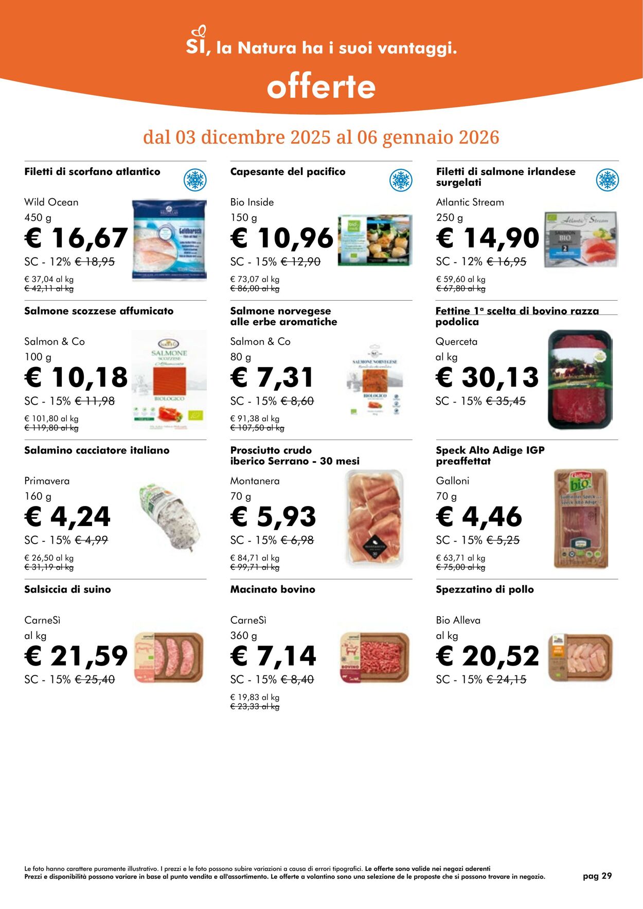 Volantino NaturaSì 01.12.2025 - 01.01.2026