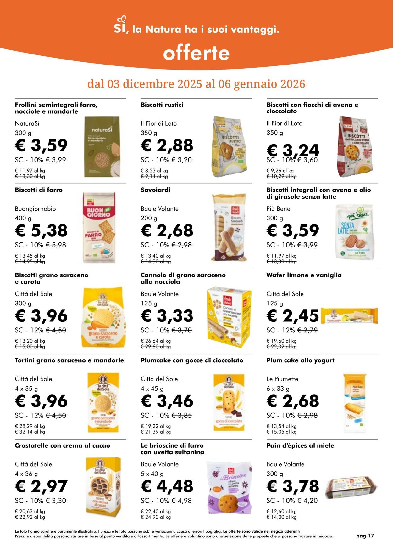 Volantino NaturaSì 01.12.2025 - 01.01.2026