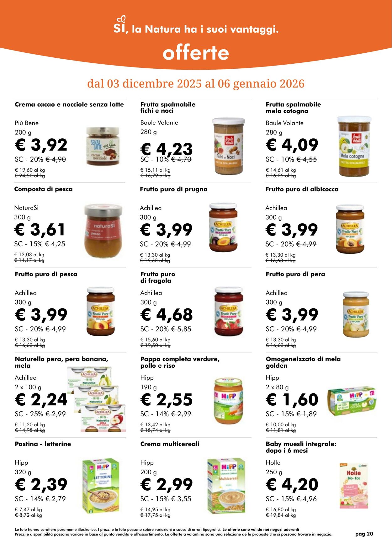 Volantino NaturaSì 01.12.2025 - 01.01.2026
