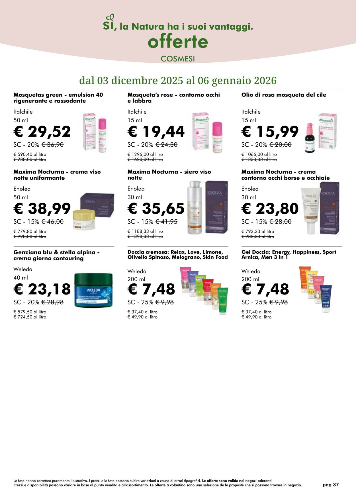 Volantino NaturaSì 01.12.2025 - 01.01.2026
