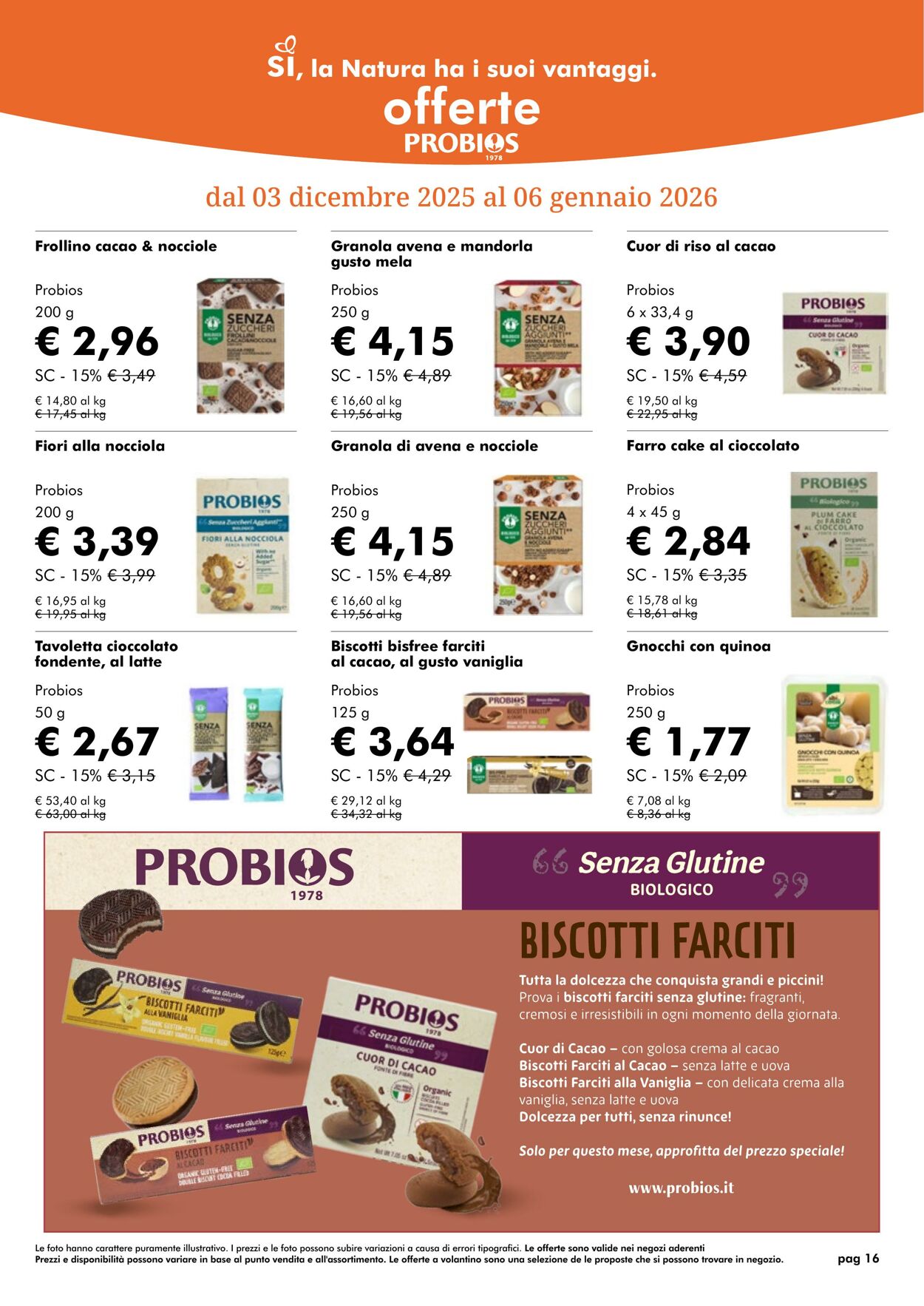 Volantino NaturaSì 01.12.2025 - 01.01.2026