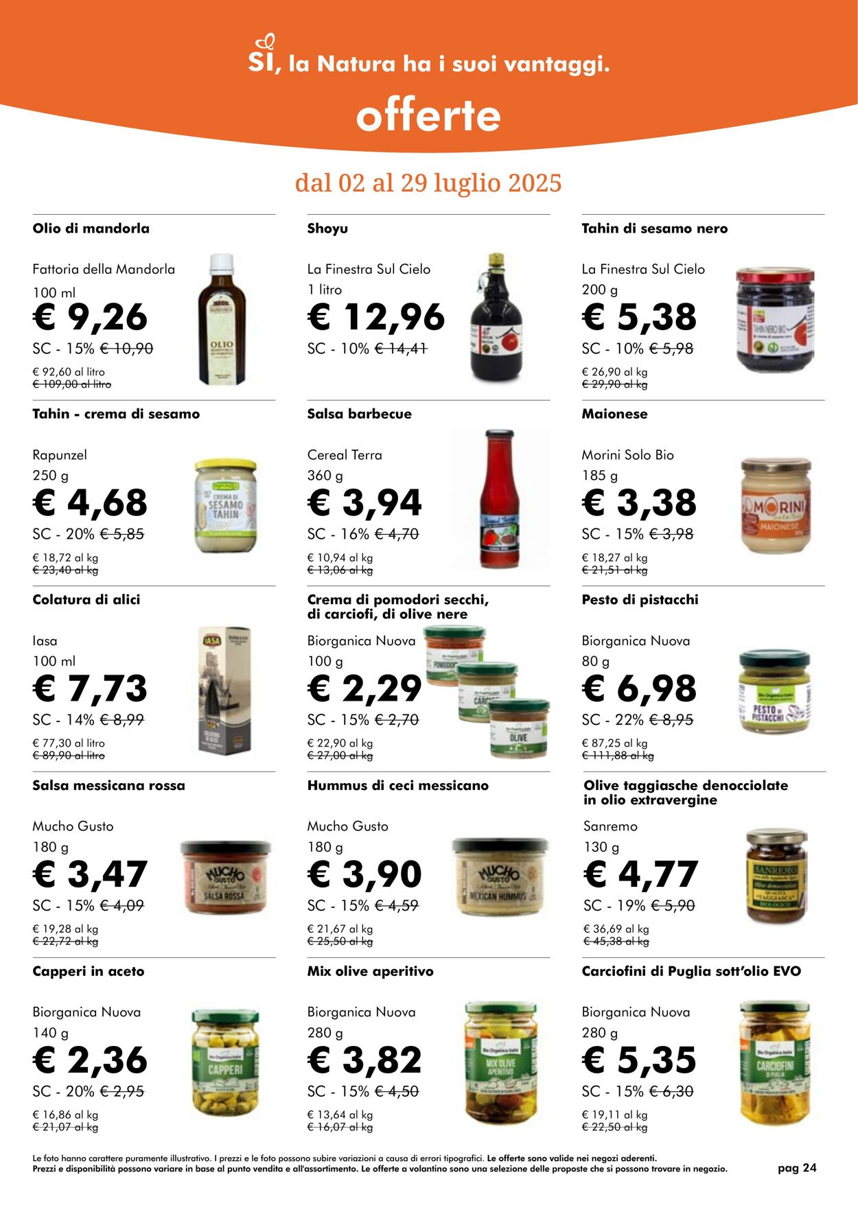Volantino NaturaSì 01.07.2025 - 31.07.2025