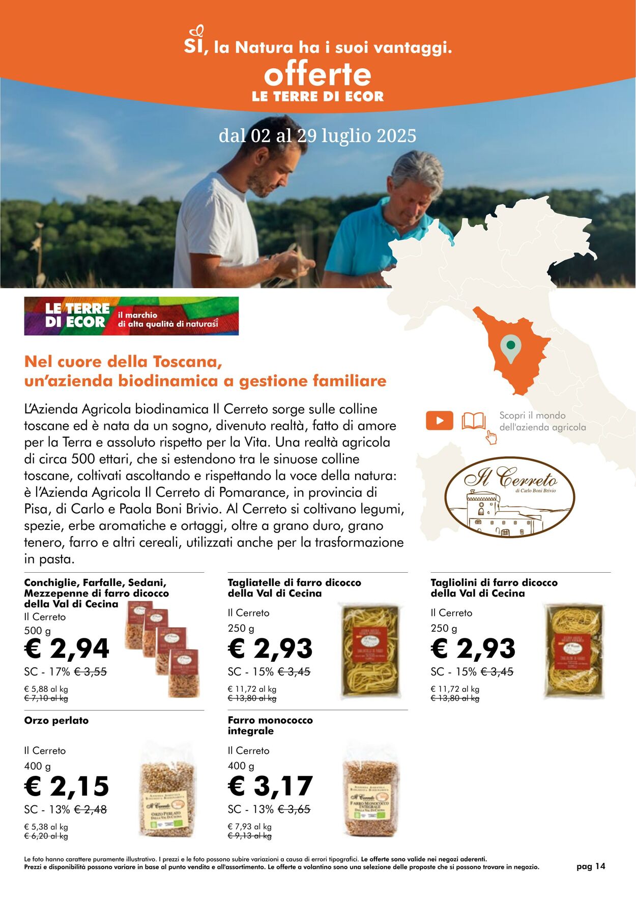 Volantino NaturaSì 01.07.2025 - 31.07.2025