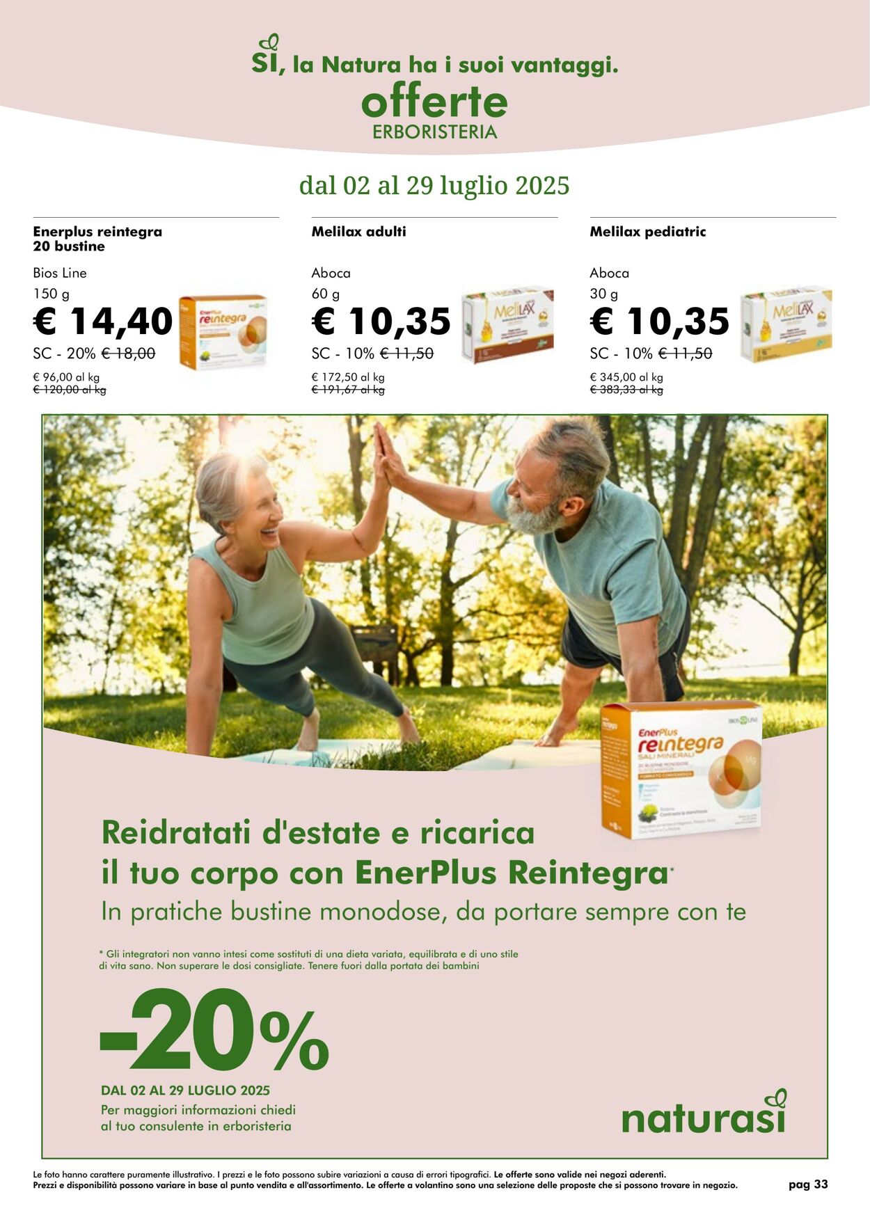 Volantino NaturaSì 01.07.2025 - 31.07.2025