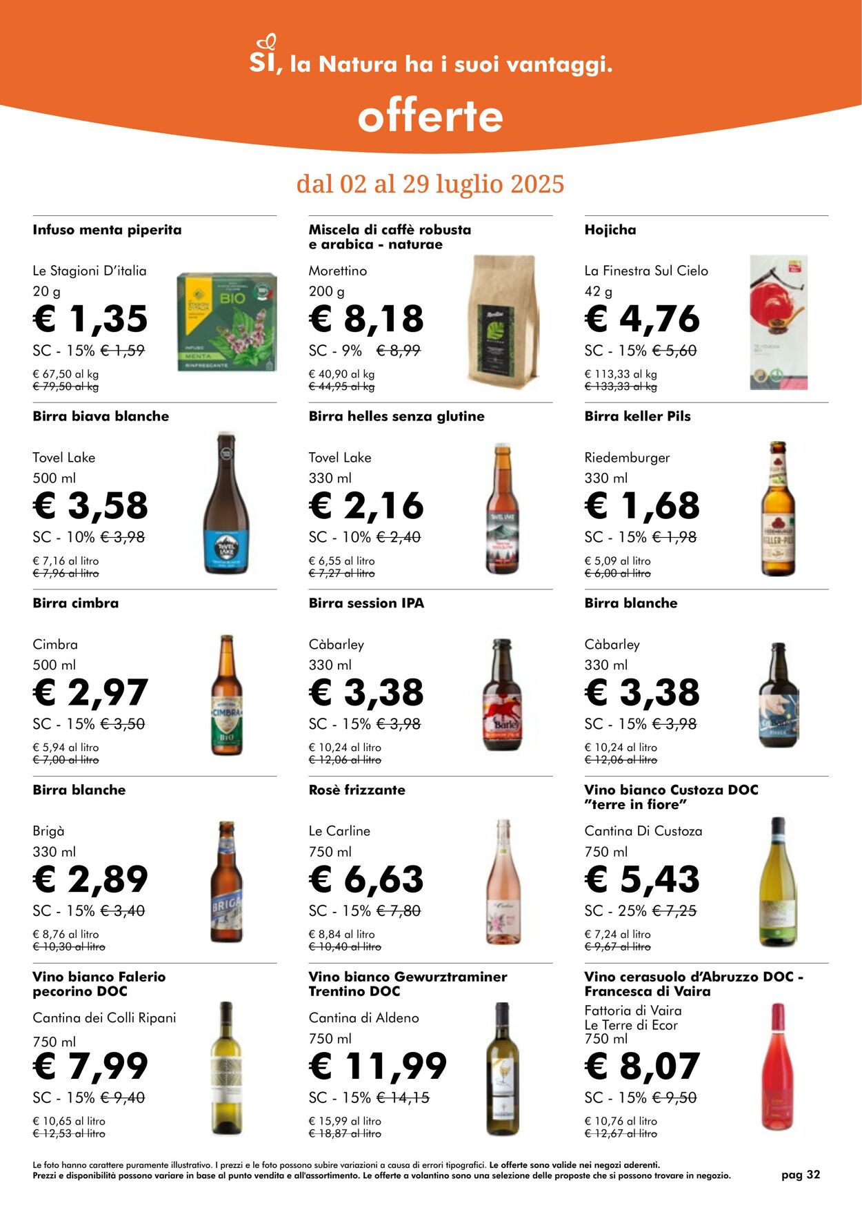 Volantino NaturaSì 01.07.2025 - 31.07.2025