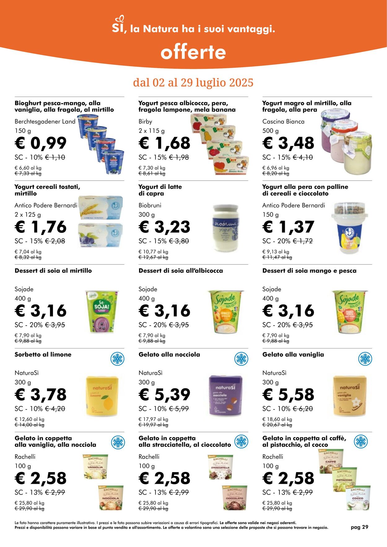 Volantino NaturaSì 01.07.2025 - 31.07.2025