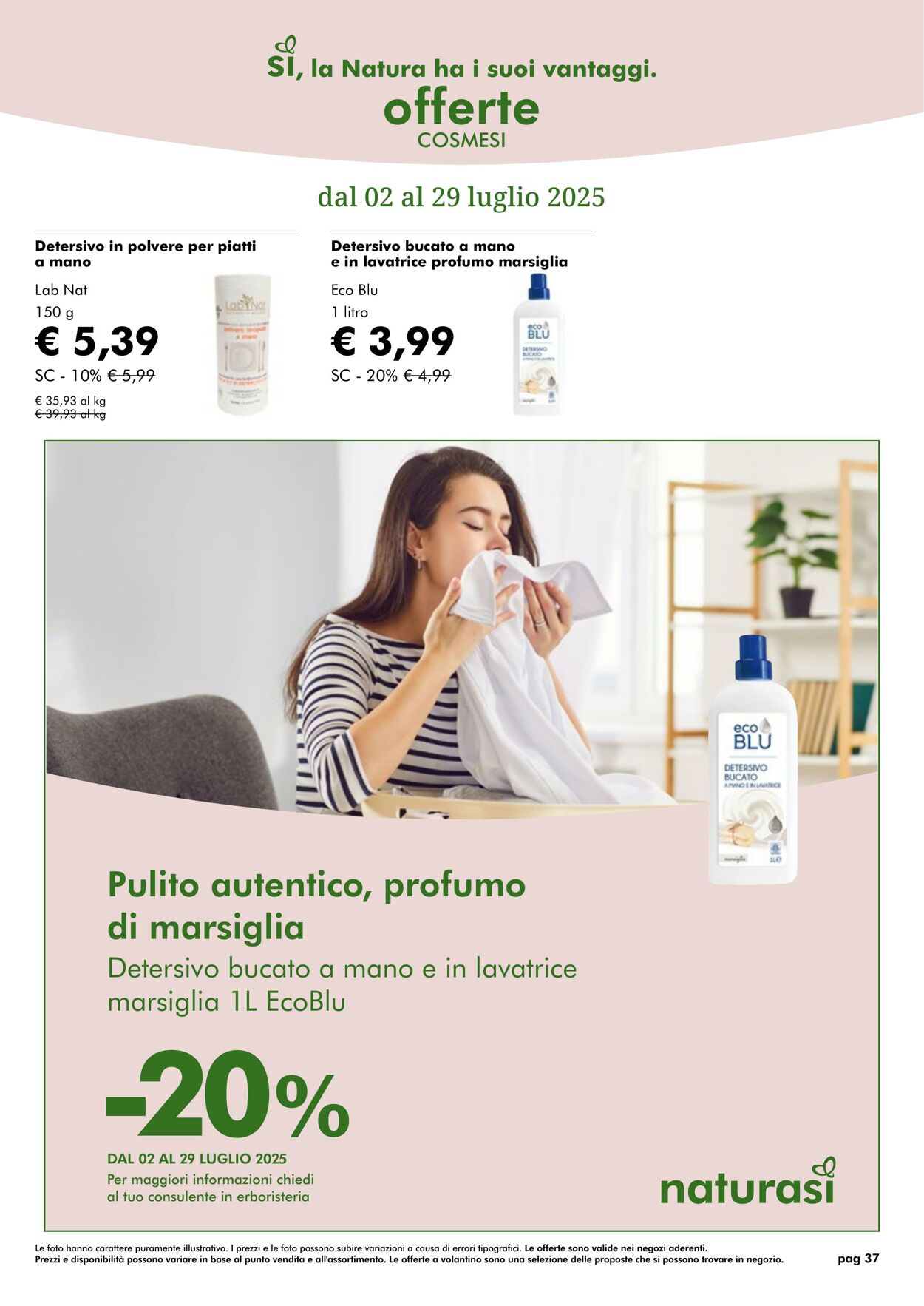 Volantino NaturaSì 01.07.2025 - 31.07.2025