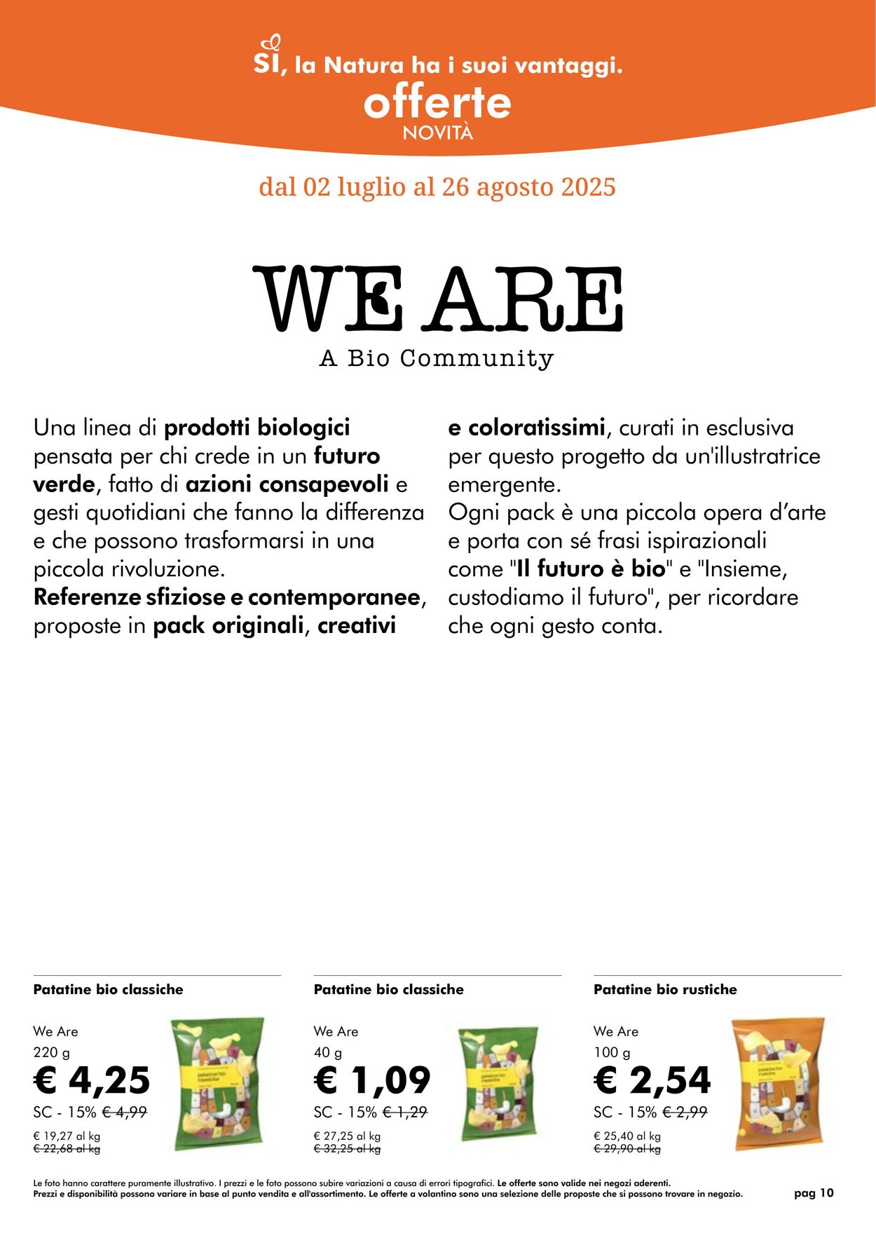 Volantino NaturaSì 01.07.2025 - 31.07.2025