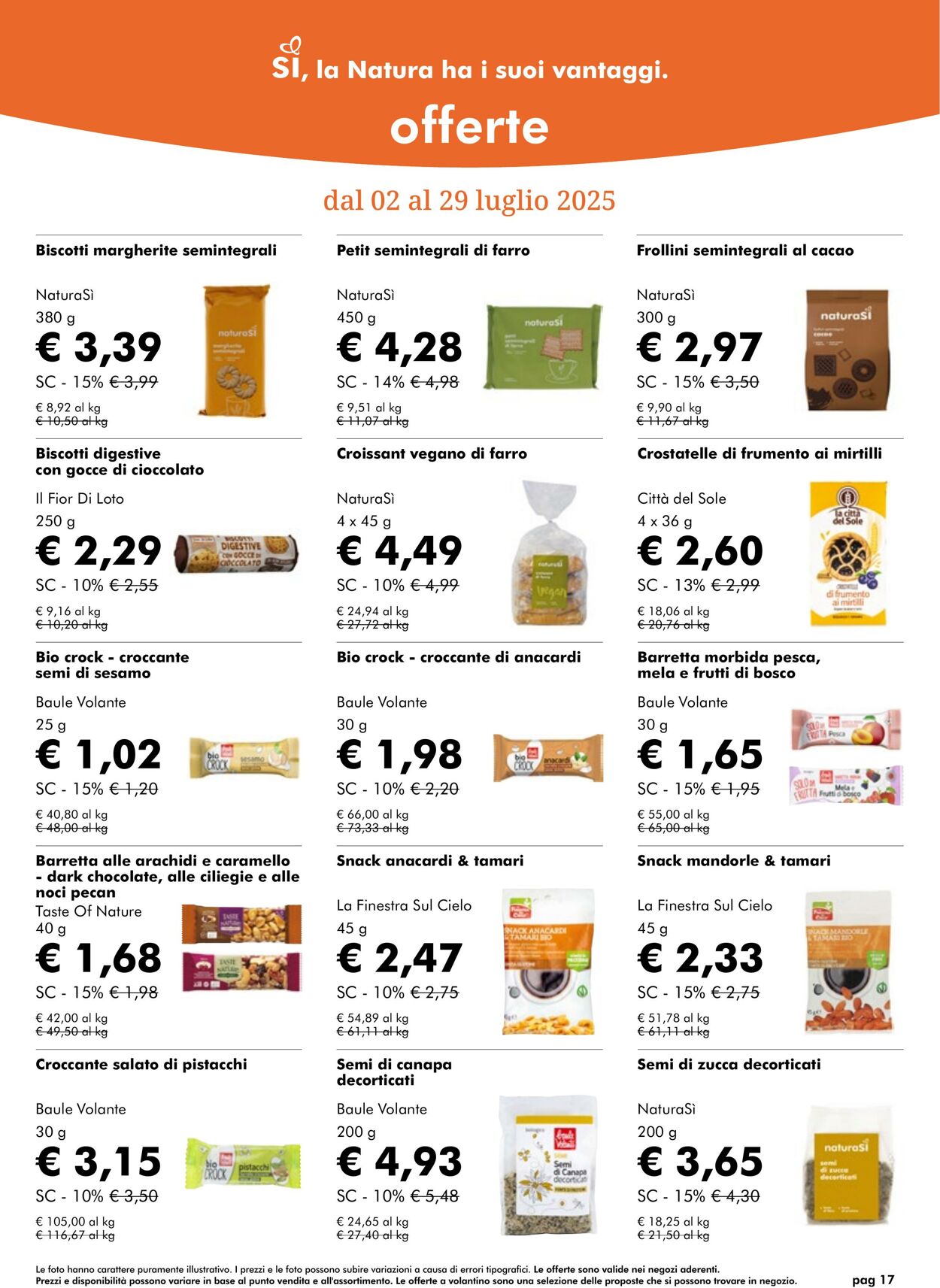 Volantino NaturaSì 01.07.2025 - 31.07.2025