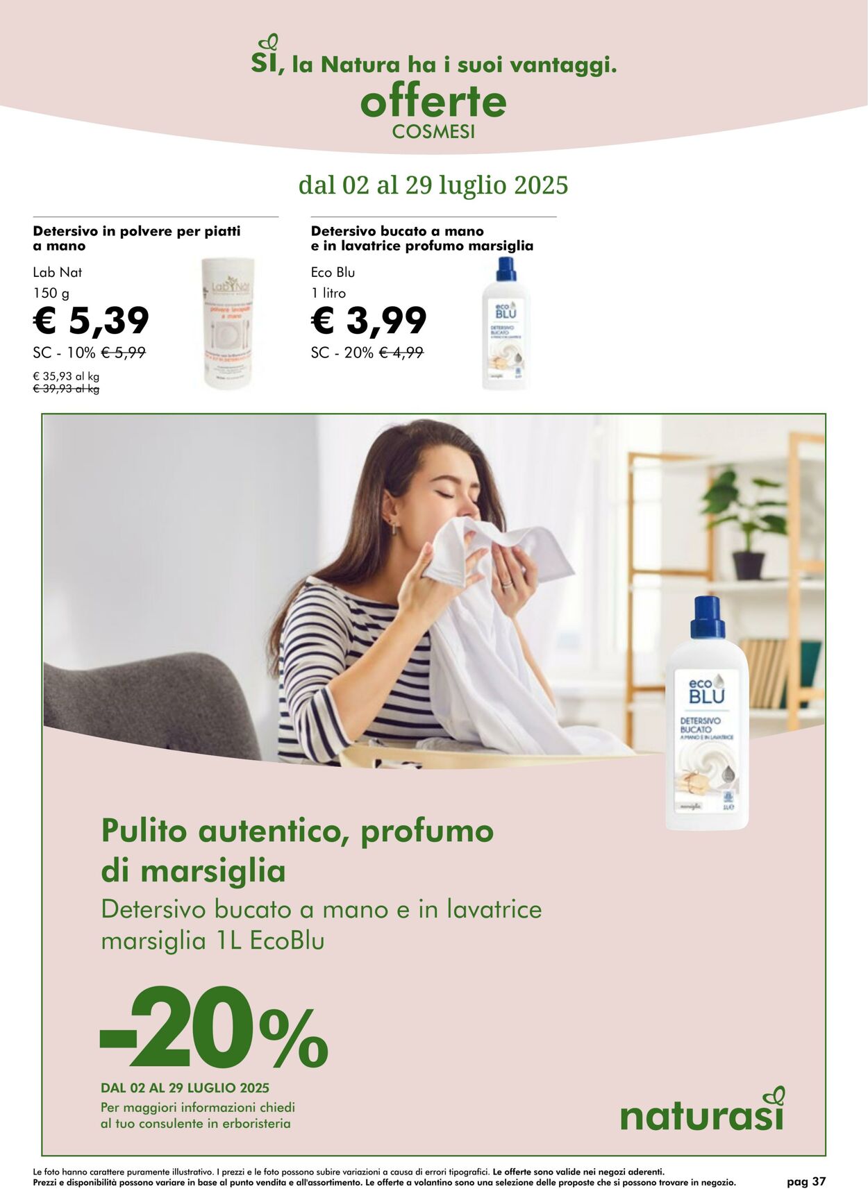 Volantino NaturaSì 01.07.2025 - 31.07.2025