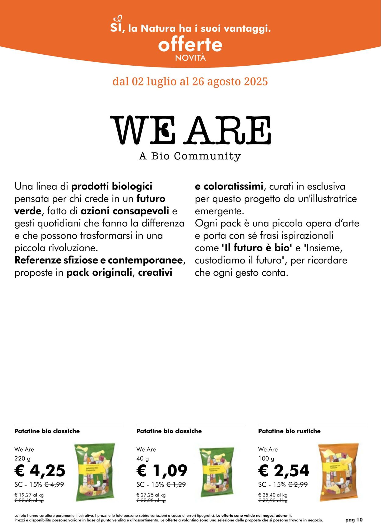 Volantino NaturaSì 01.07.2025 - 31.07.2025