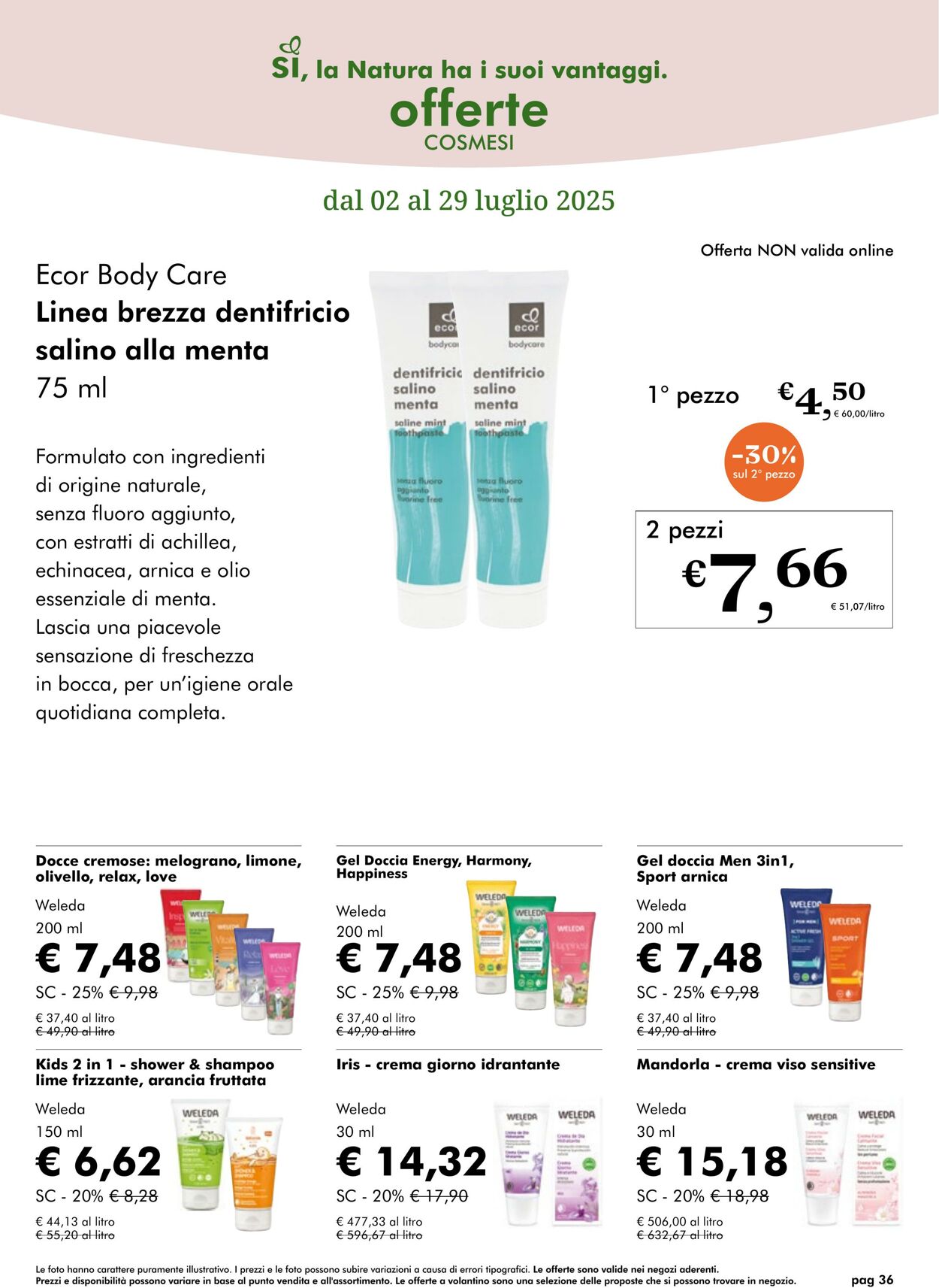 Volantino NaturaSì 01.07.2025 - 31.07.2025