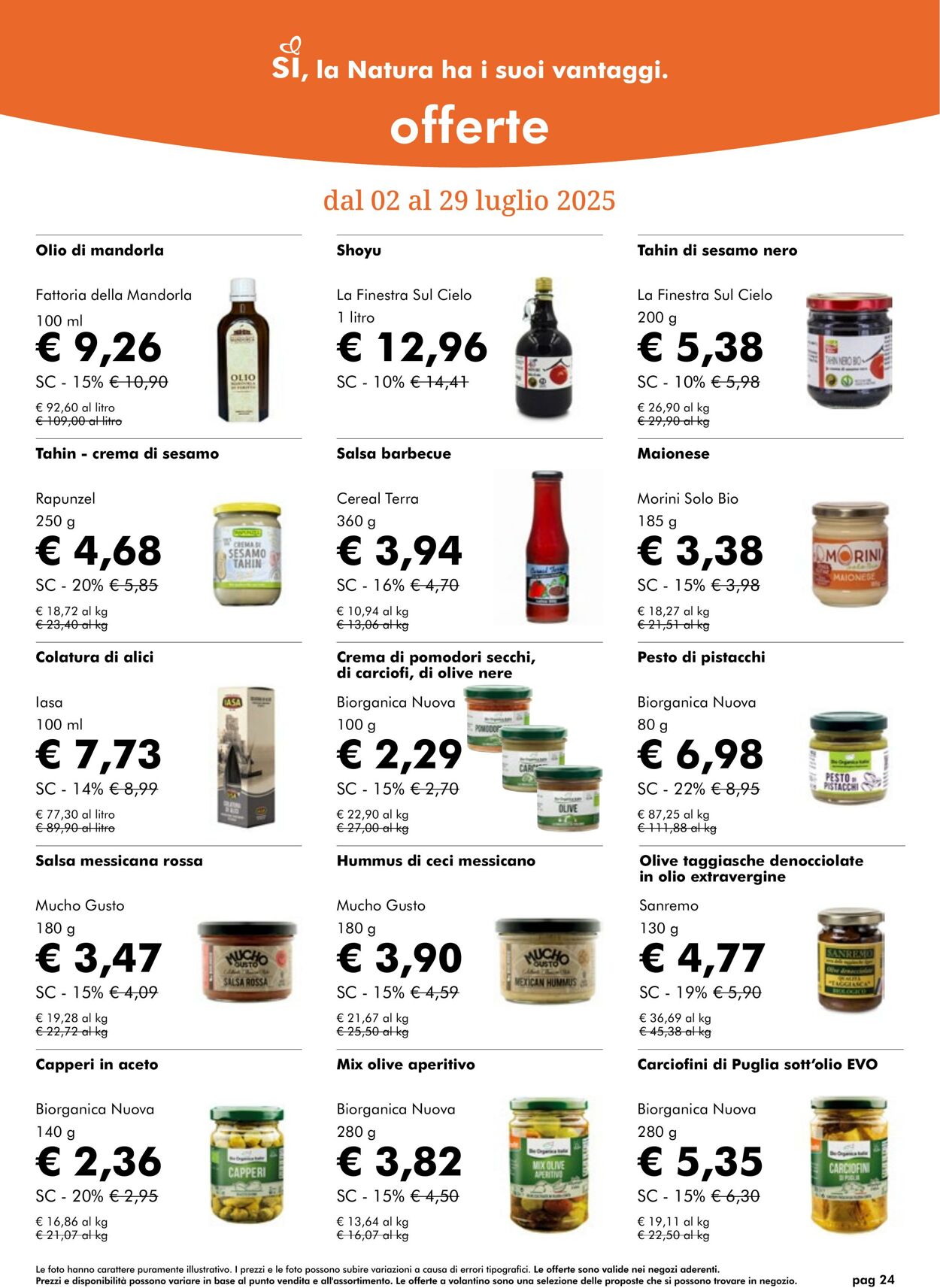 Volantino NaturaSì 01.07.2025 - 31.07.2025
