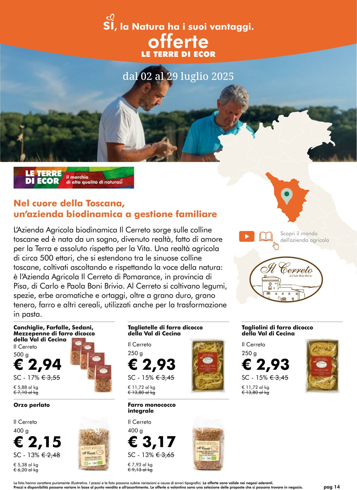 Volantino NaturaSì 01.07.2025 - 31.07.2025