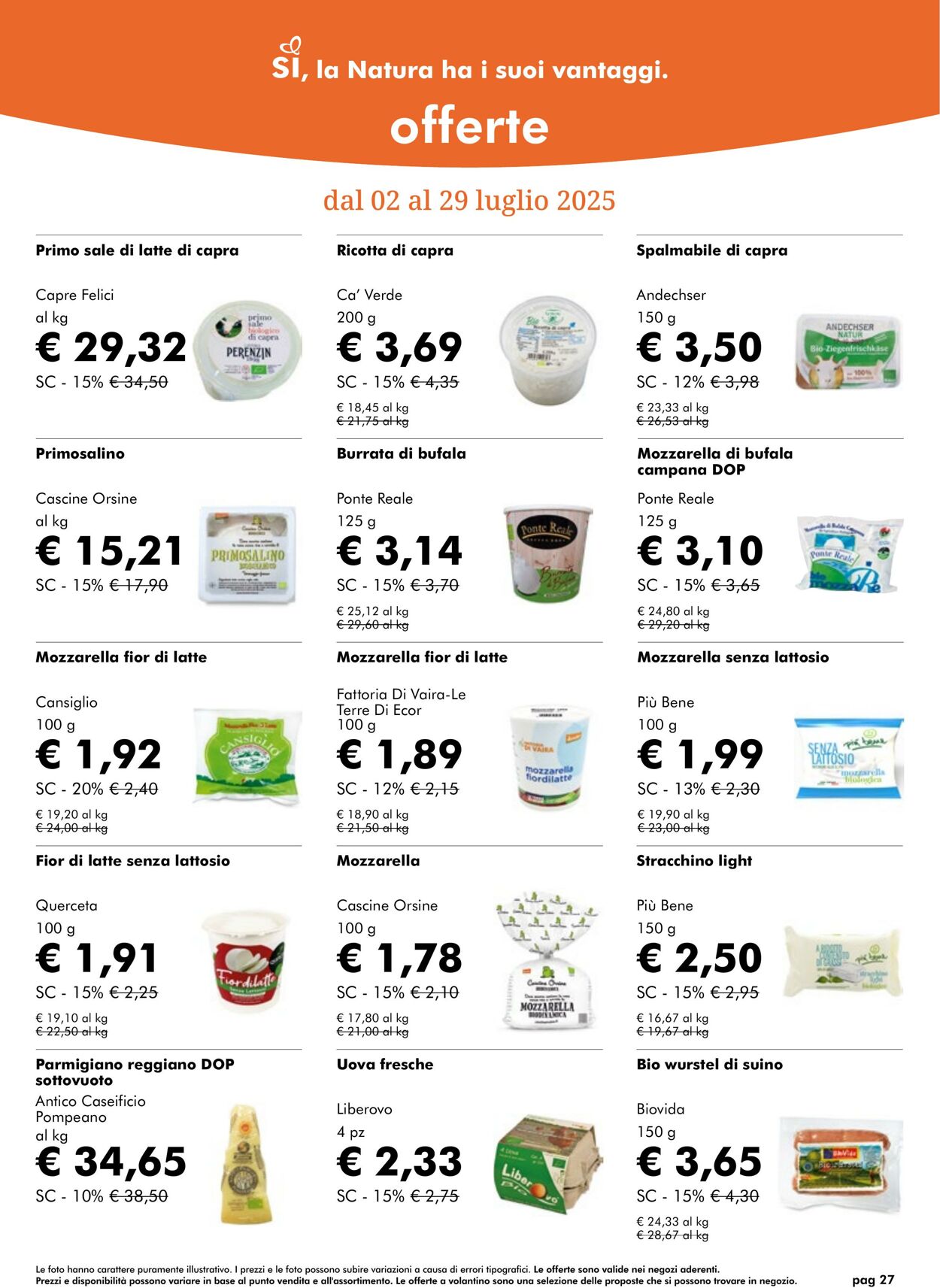 Volantino NaturaSì 01.07.2025 - 31.07.2025