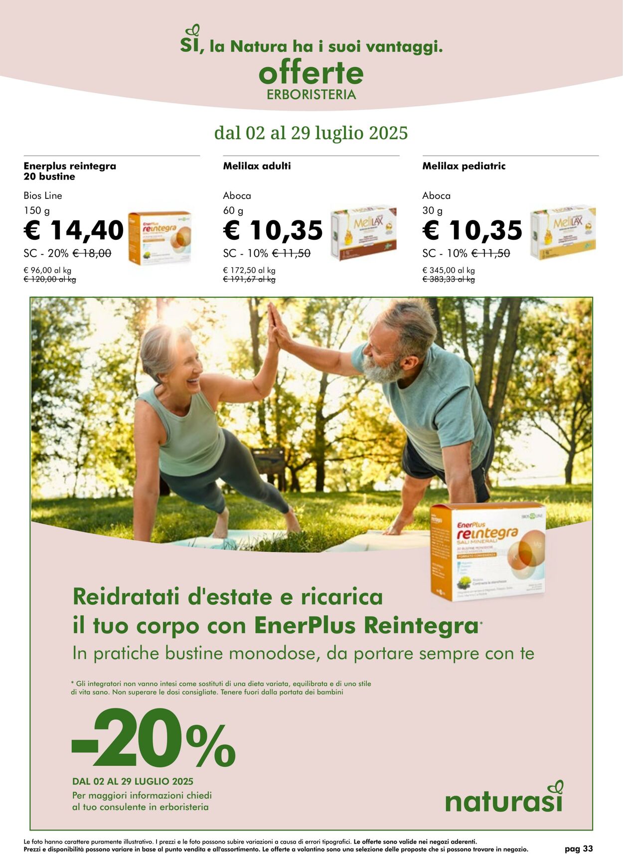 Volantino NaturaSì 01.07.2025 - 31.07.2025