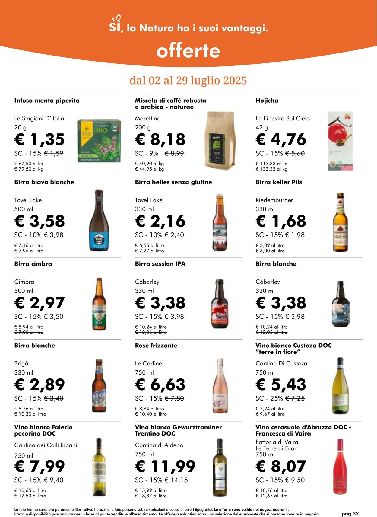Volantino NaturaSì 01.07.2025 - 31.07.2025