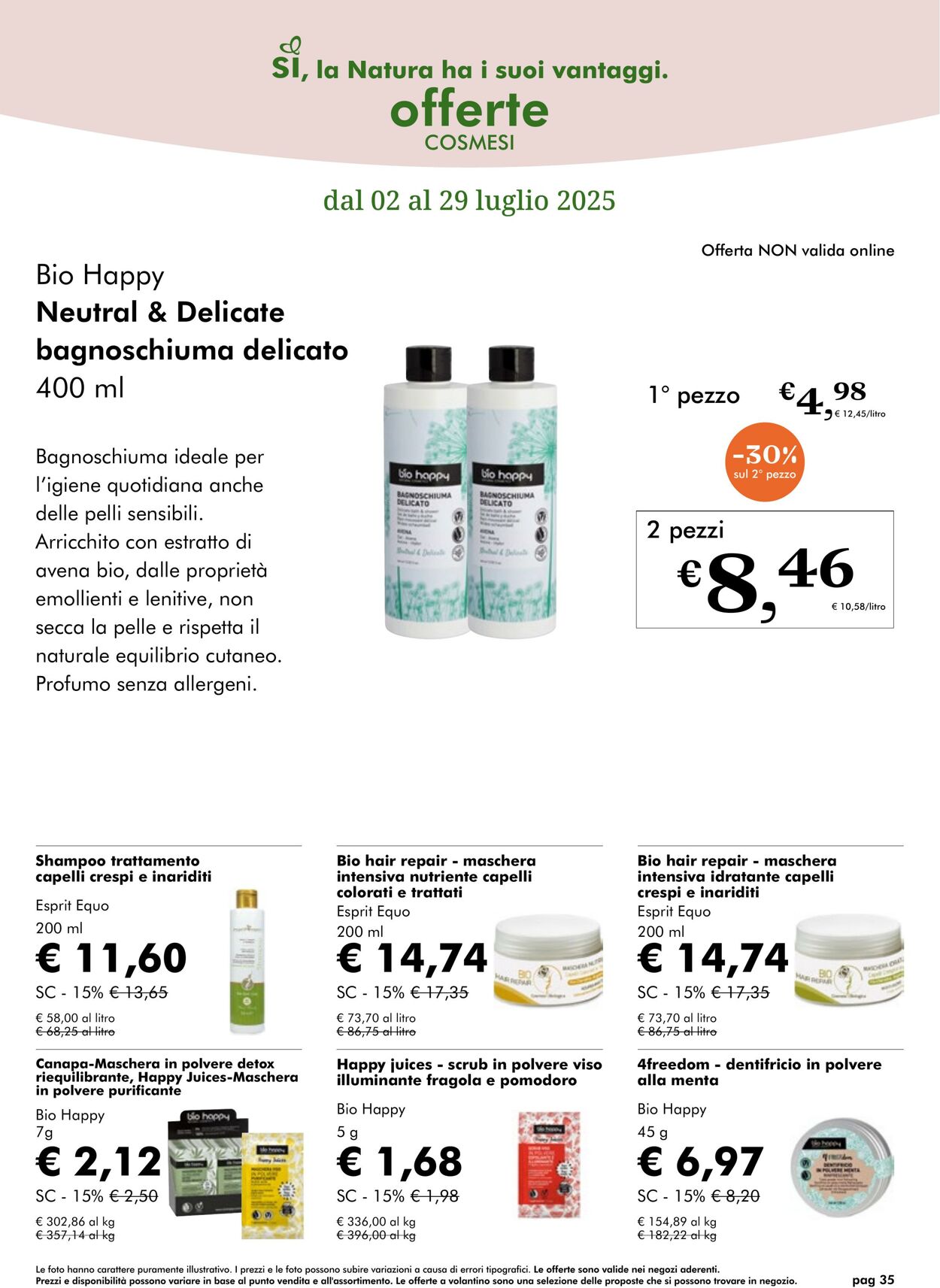 Volantino NaturaSì 01.07.2025 - 31.07.2025