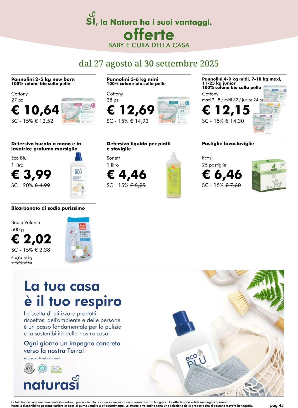 Volantino NaturaSì 01.09.2025 - 30.09.2025