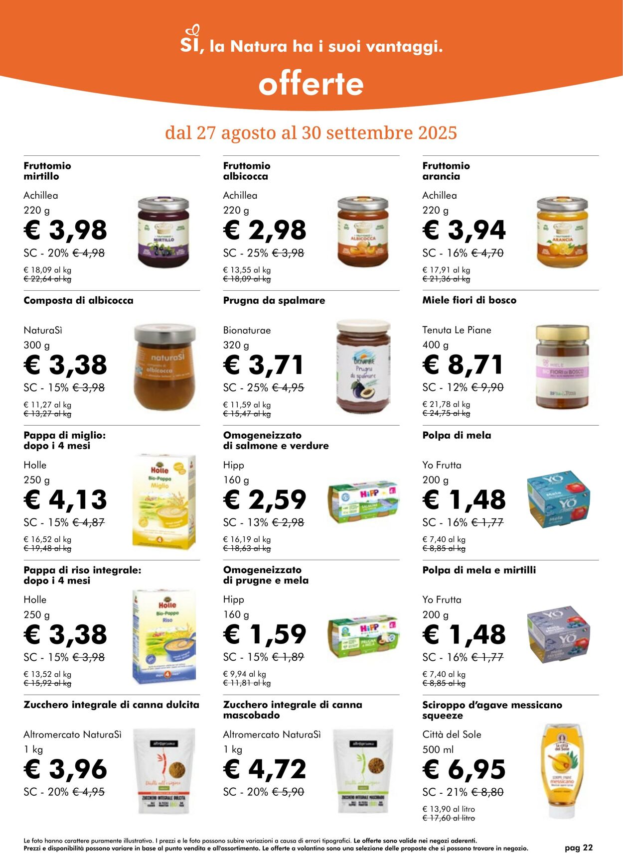 Volantino NaturaSì 01.09.2025 - 30.09.2025