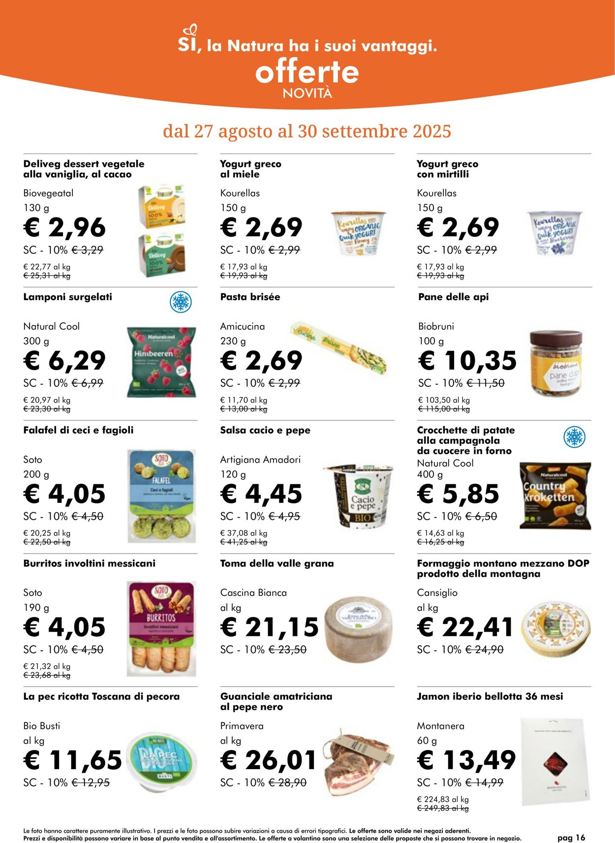 Volantino NaturaSì 01.09.2025 - 30.09.2025