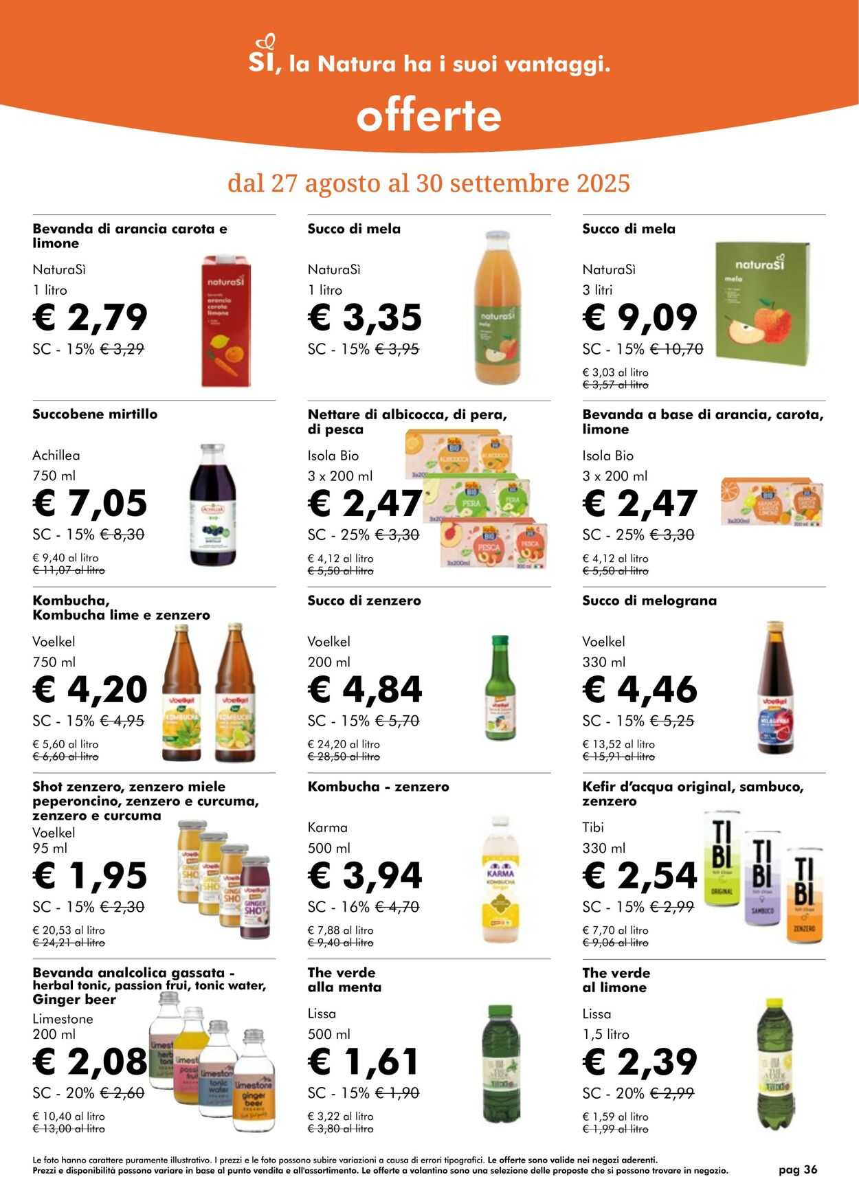 Volantino NaturaSì 01.09.2025 - 30.09.2025