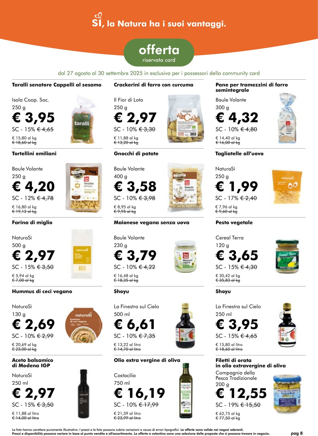 Volantino NaturaSì 01.09.2025 - 30.09.2025
