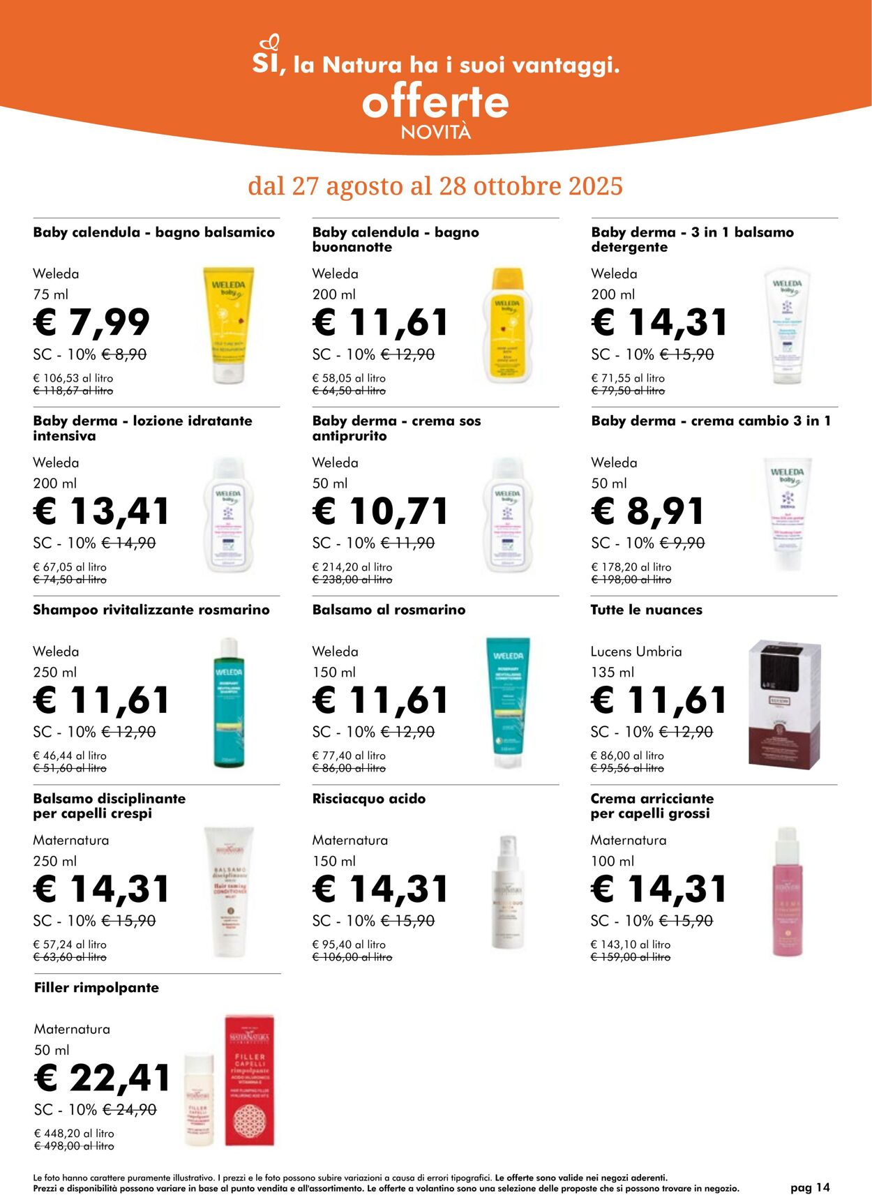 Volantino NaturaSì 01.09.2025 - 30.09.2025