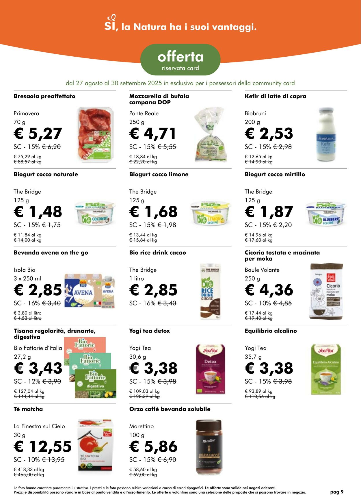 Volantino NaturaSì 01.09.2025 - 30.09.2025