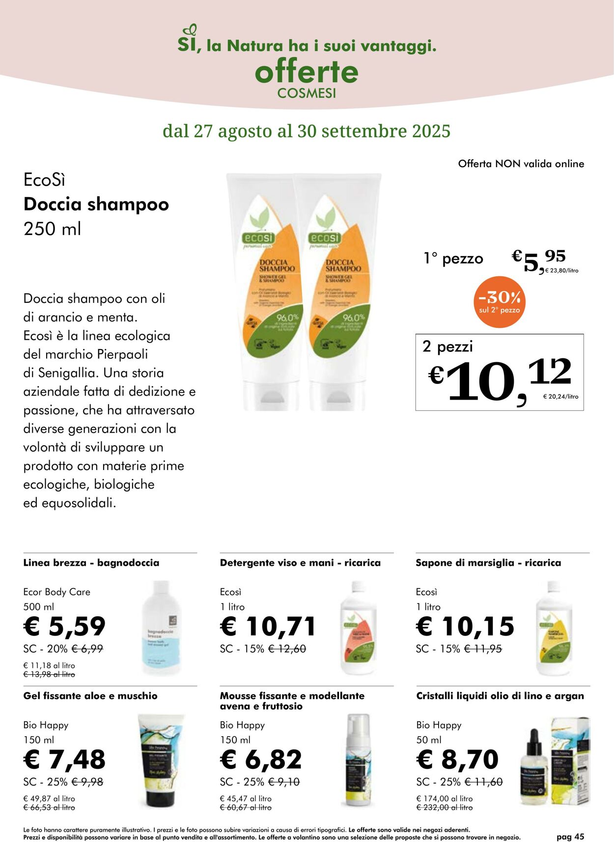 Volantino NaturaSì 01.09.2025 - 30.09.2025