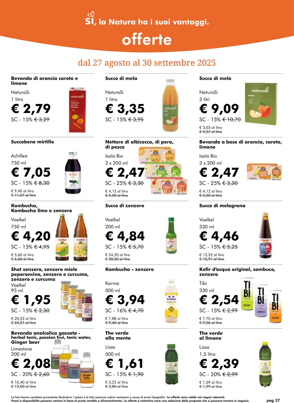 Volantino NaturaSì 01.09.2025 - 30.09.2025