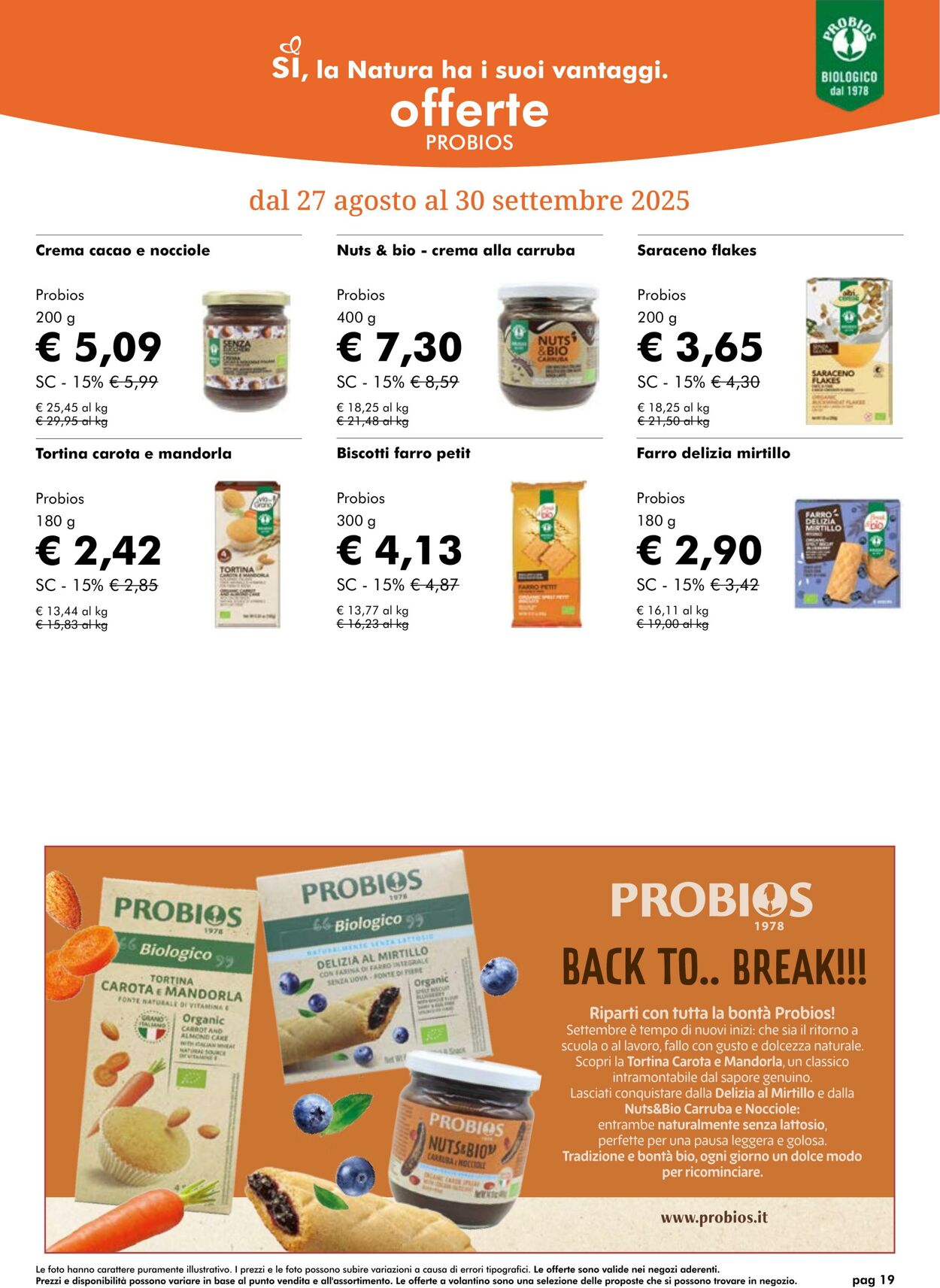 Volantino NaturaSì 01.09.2025 - 30.09.2025