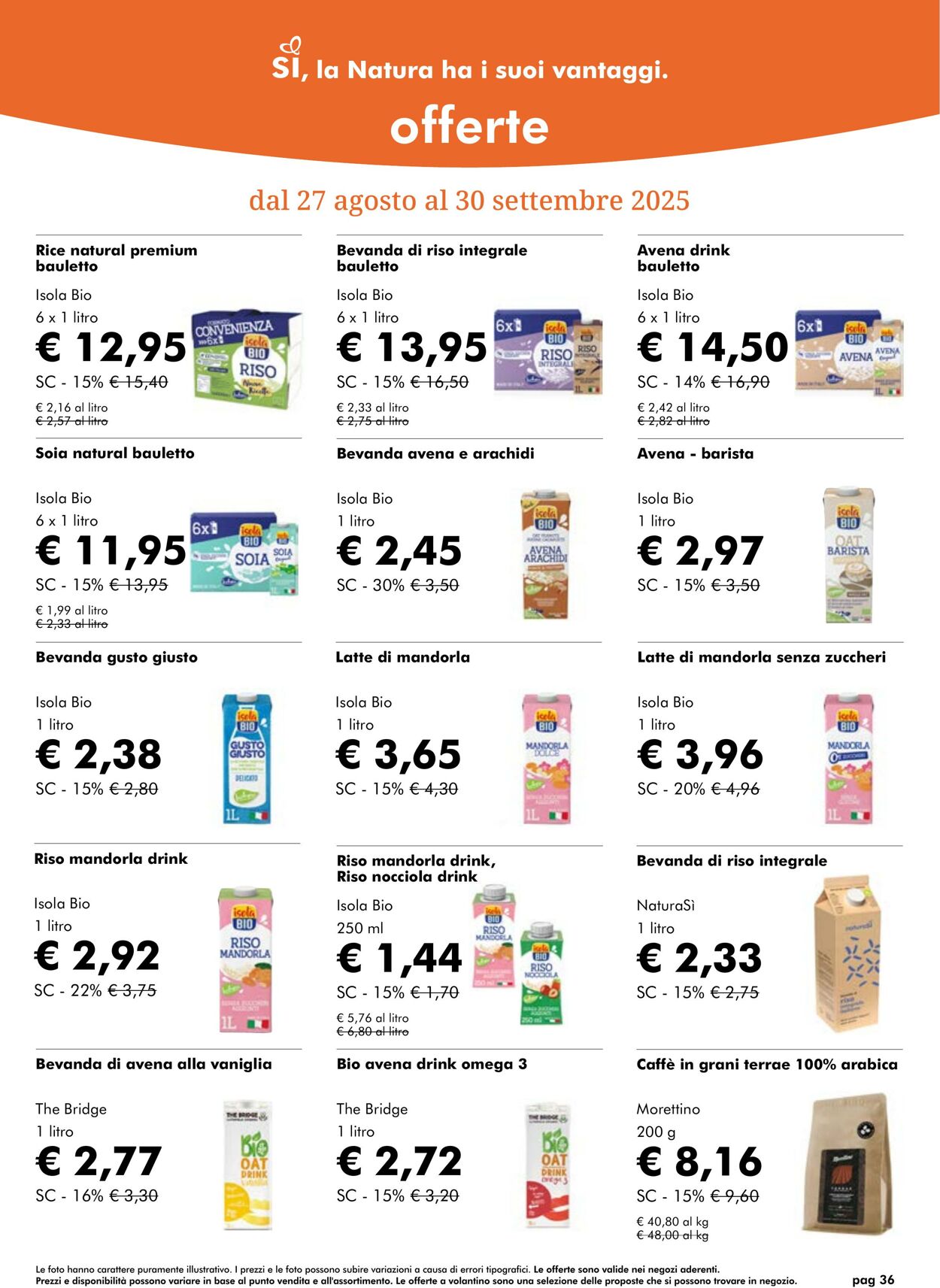 Volantino NaturaSì 01.09.2025 - 30.09.2025