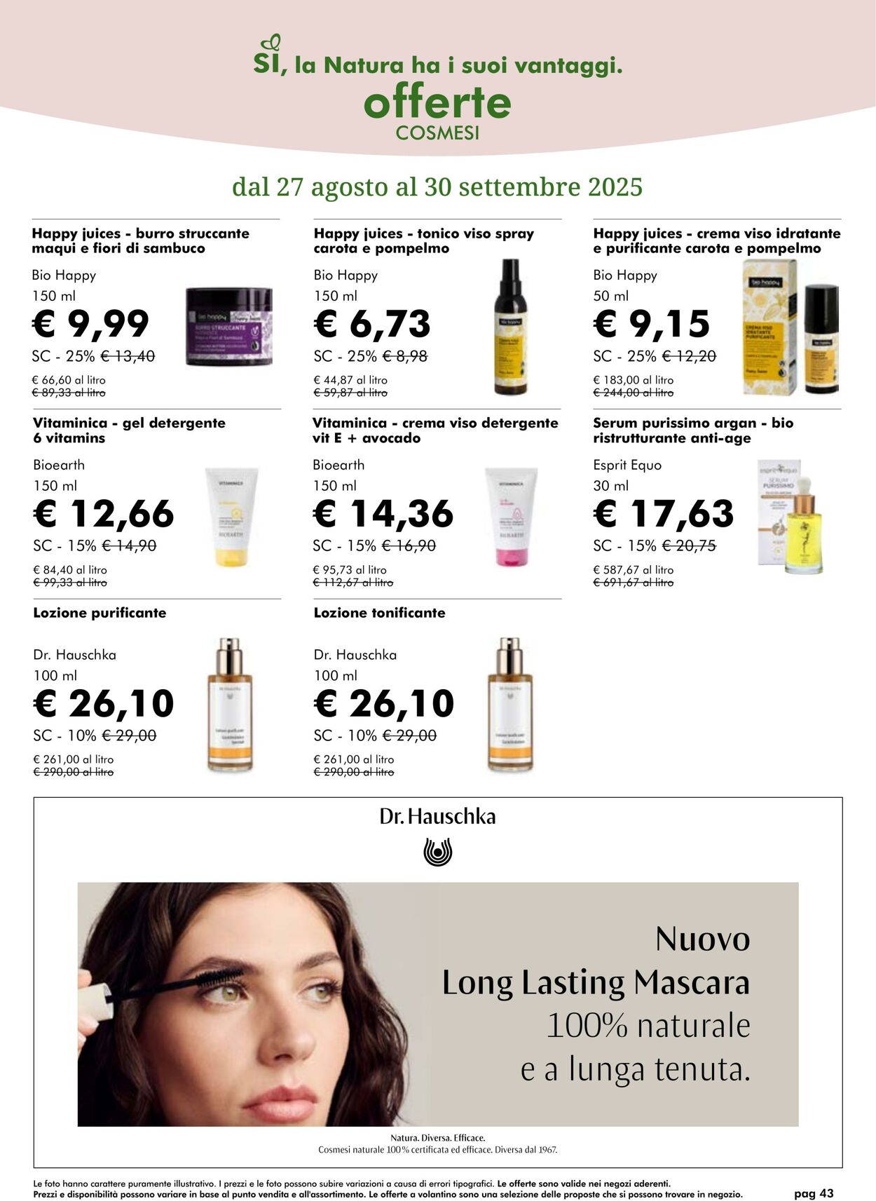 Volantino NaturaSì 01.09.2025 - 30.09.2025