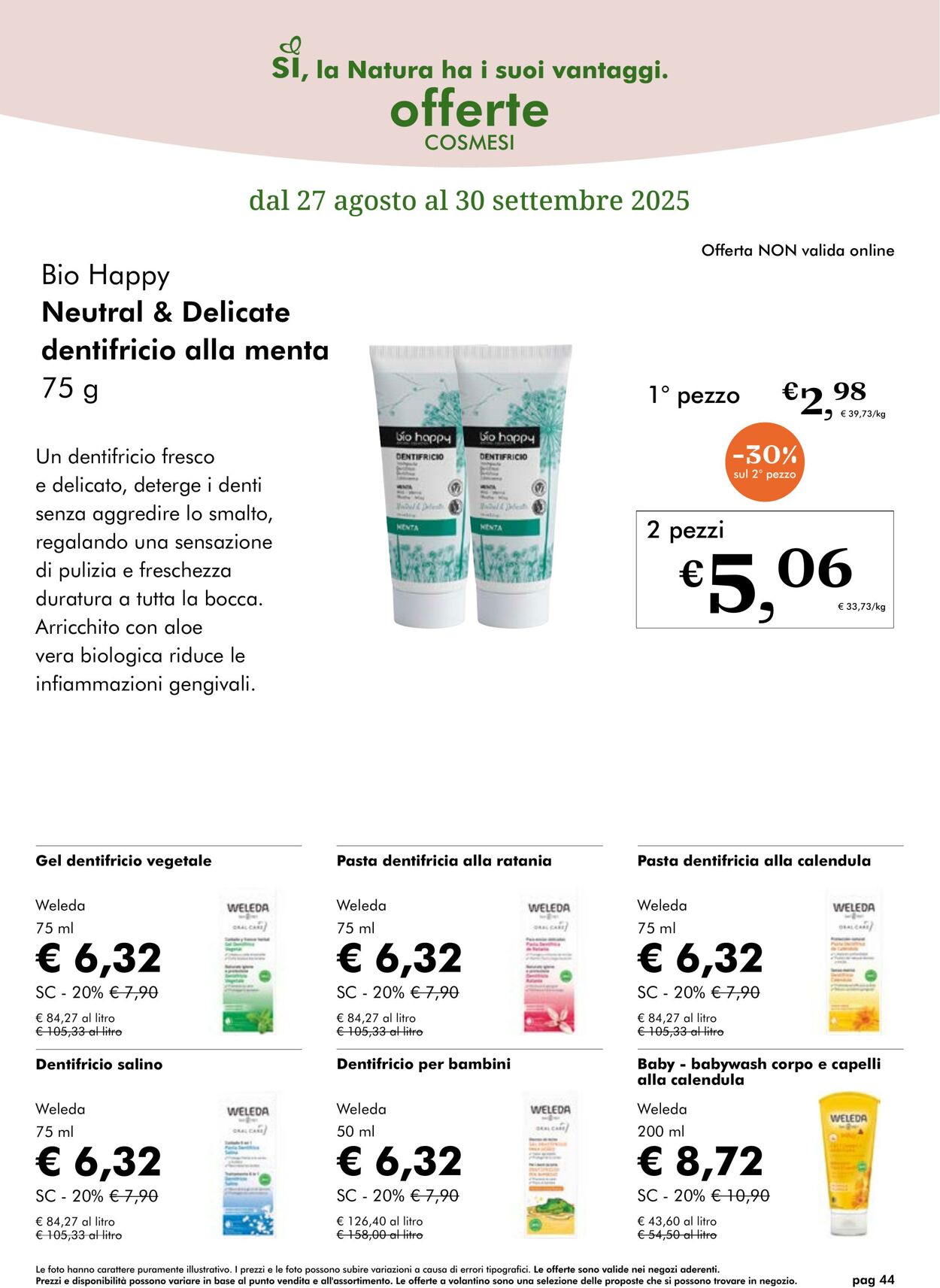 Volantino NaturaSì 01.09.2025 - 30.09.2025