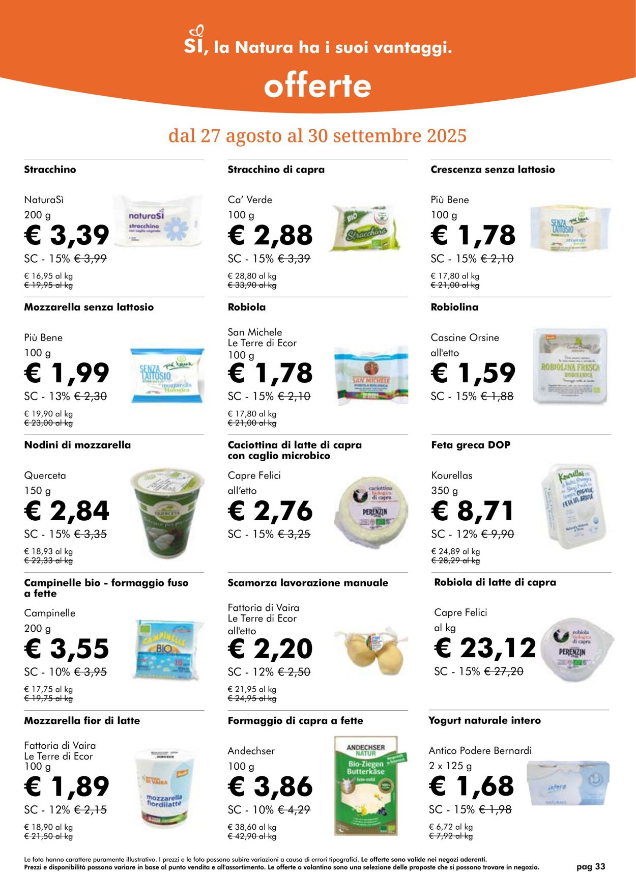 Volantino NaturaSì 01.09.2025 - 30.09.2025