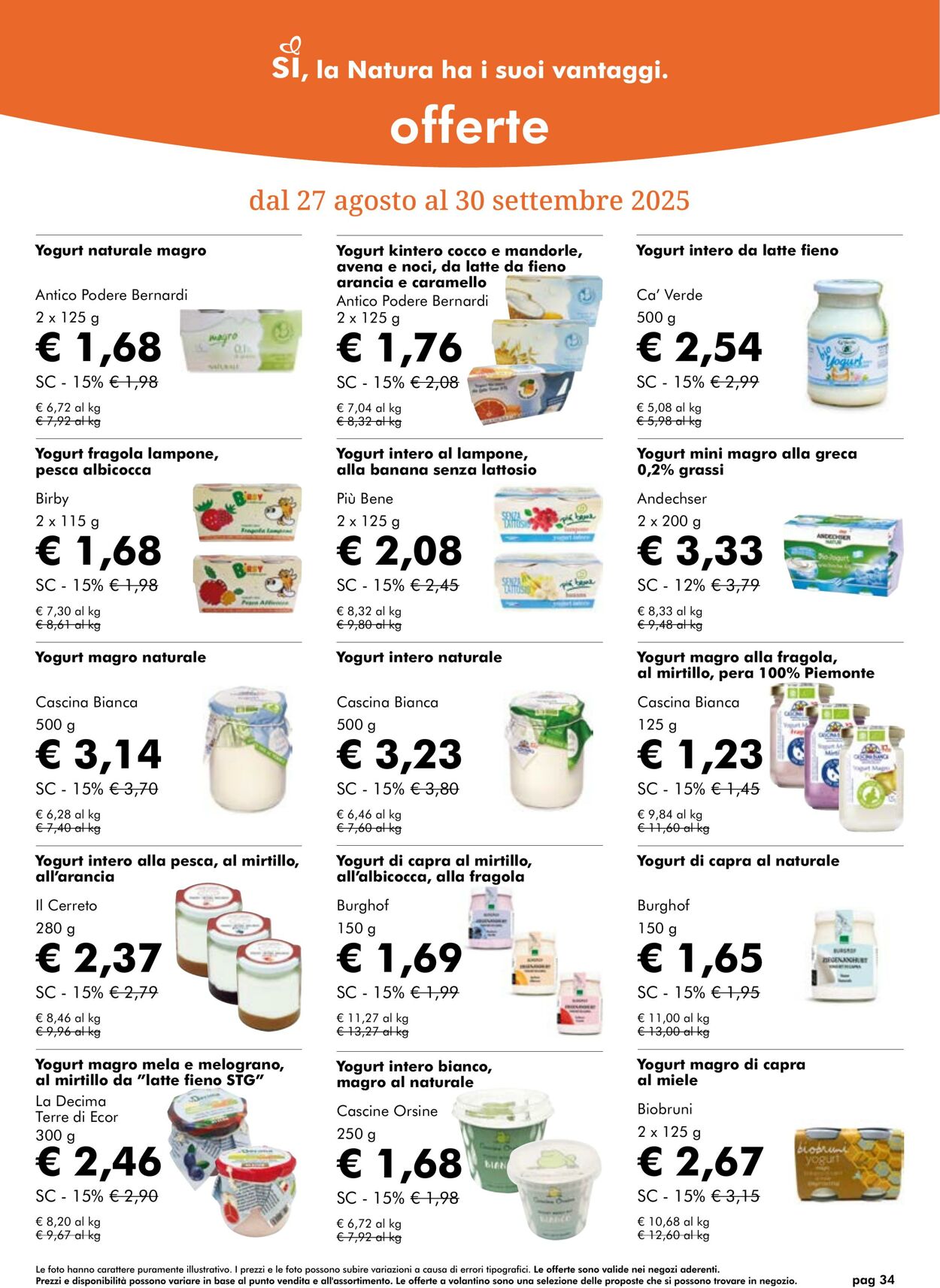 Volantino NaturaSì 01.09.2025 - 30.09.2025