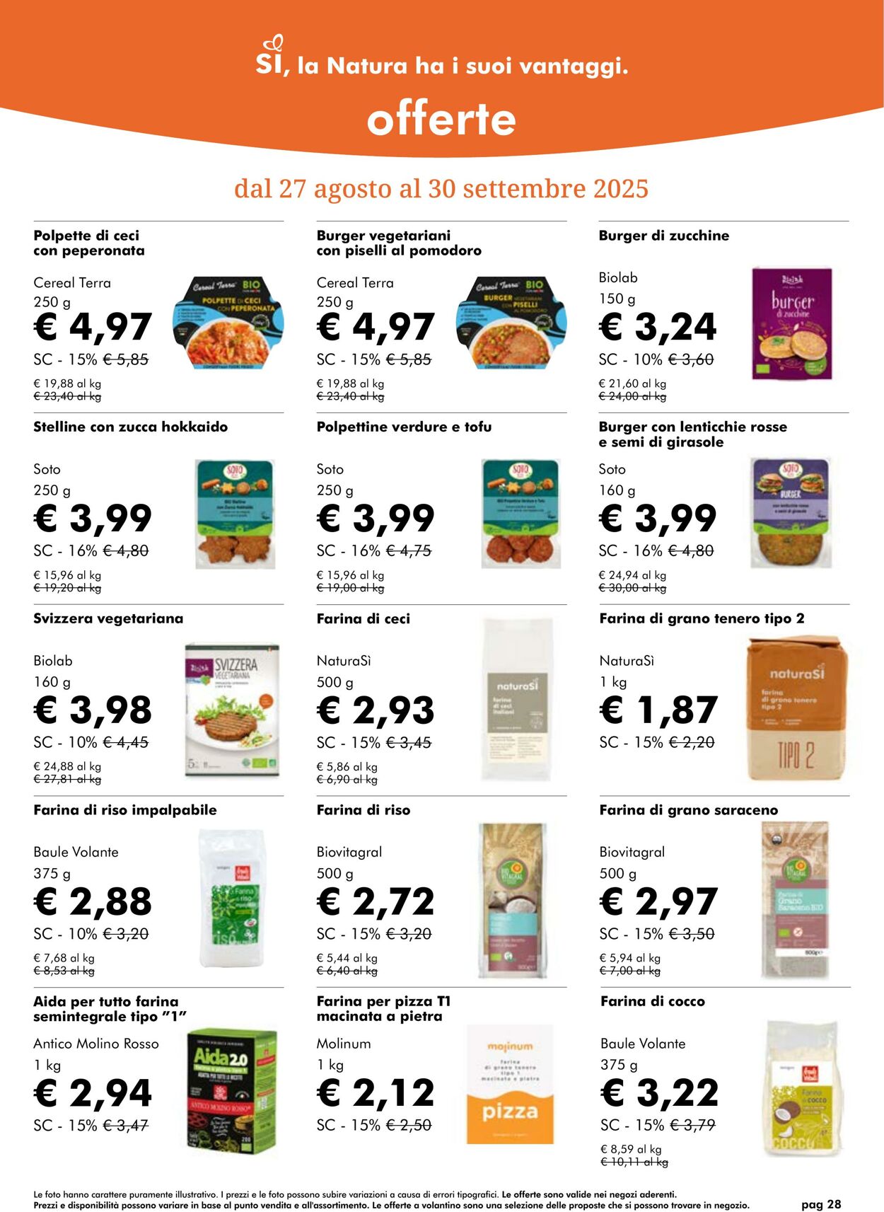 Volantino NaturaSì 01.09.2025 - 30.09.2025