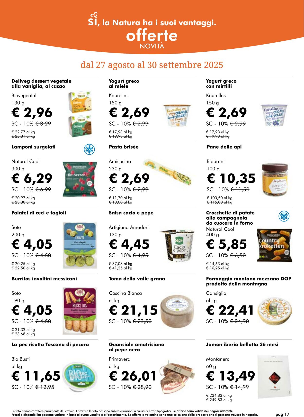 Volantino NaturaSì 01.09.2025 - 30.09.2025