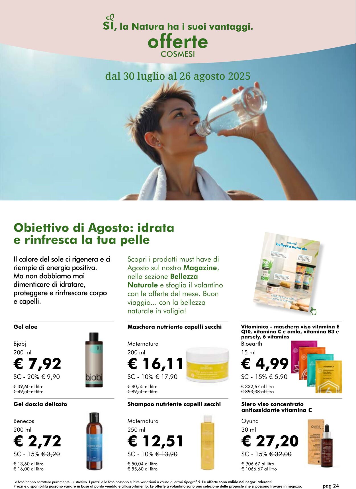 Volantino NaturaSì 01.08.2025 - 31.08.2025