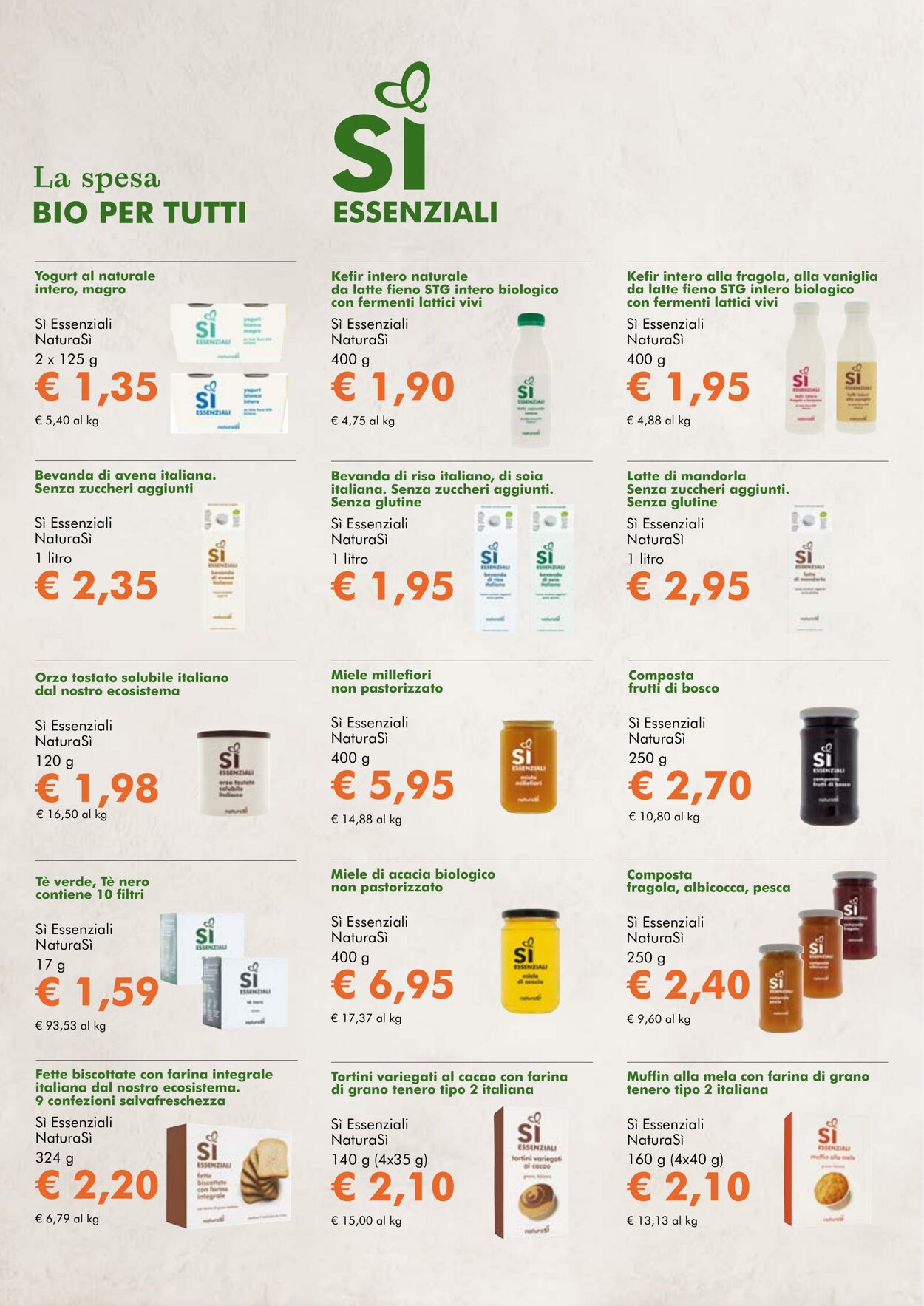 Volantino NaturaSì 01.08.2025 - 31.08.2025
