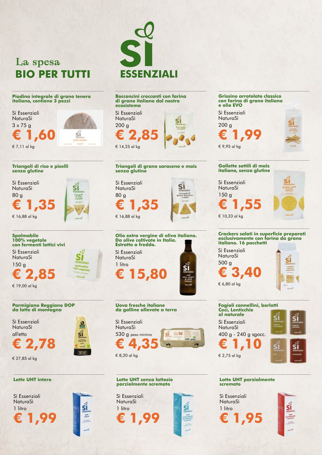 Volantino NaturaSì 01.08.2025 - 31.08.2025