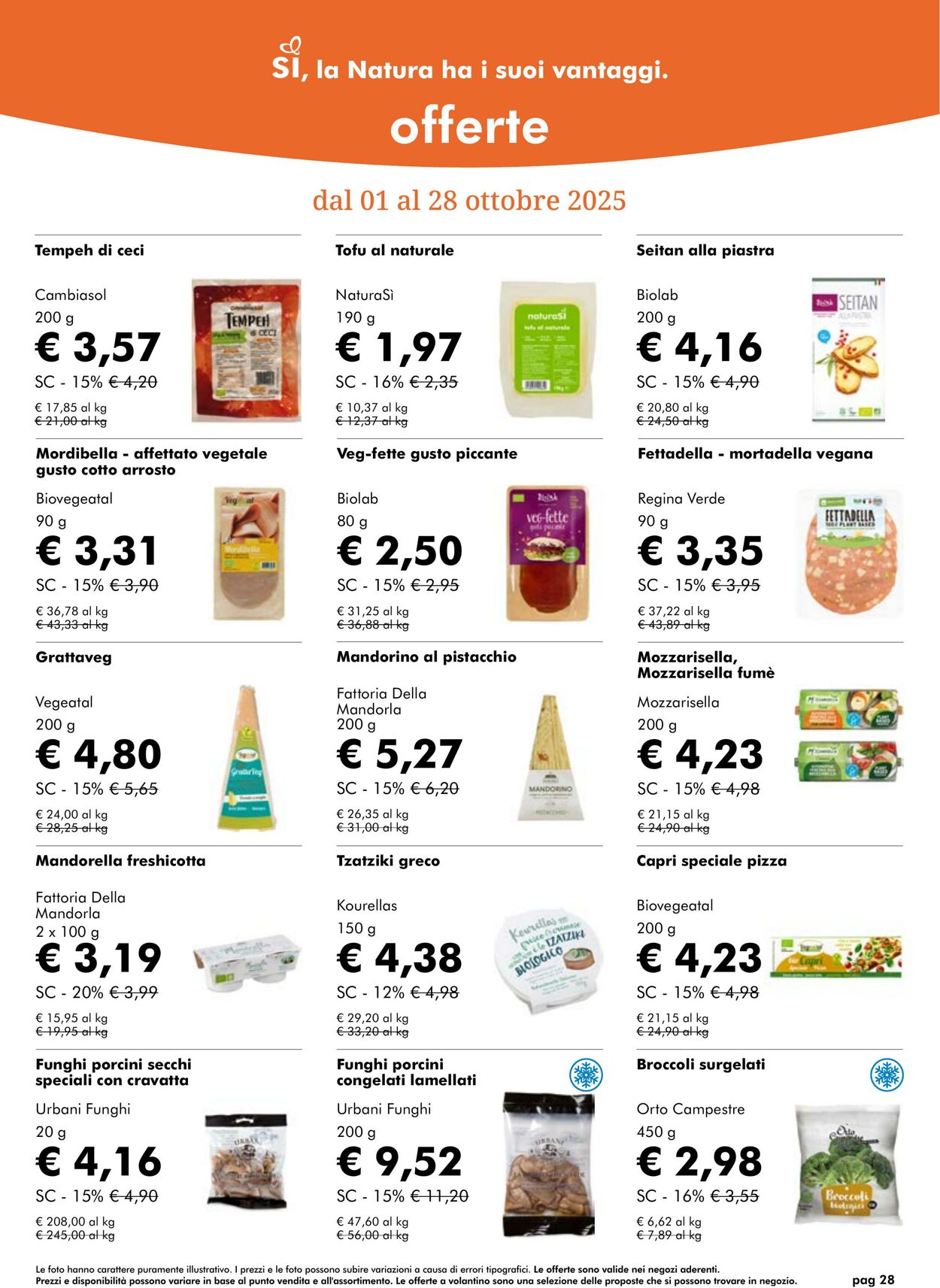 Volantino NaturaSì 01.10.2025 - 31.10.2025