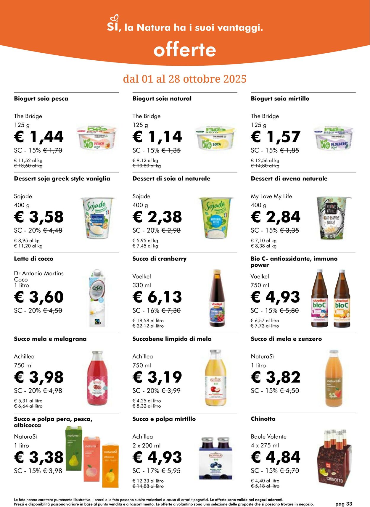 Volantino NaturaSì 01.10.2025 - 31.10.2025