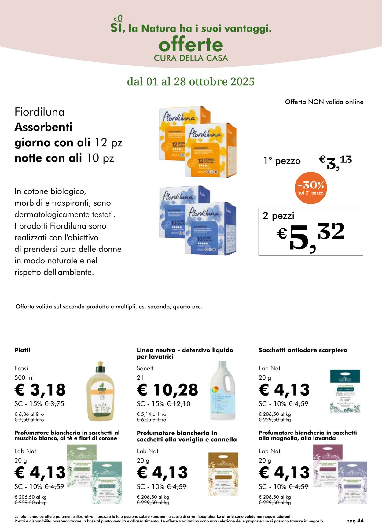 Volantino NaturaSì 01.10.2025 - 31.10.2025