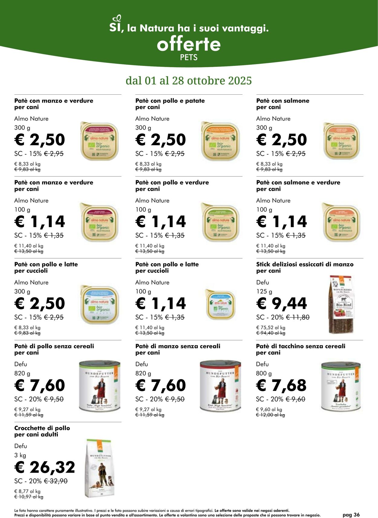 Volantino NaturaSì 01.10.2025 - 31.10.2025