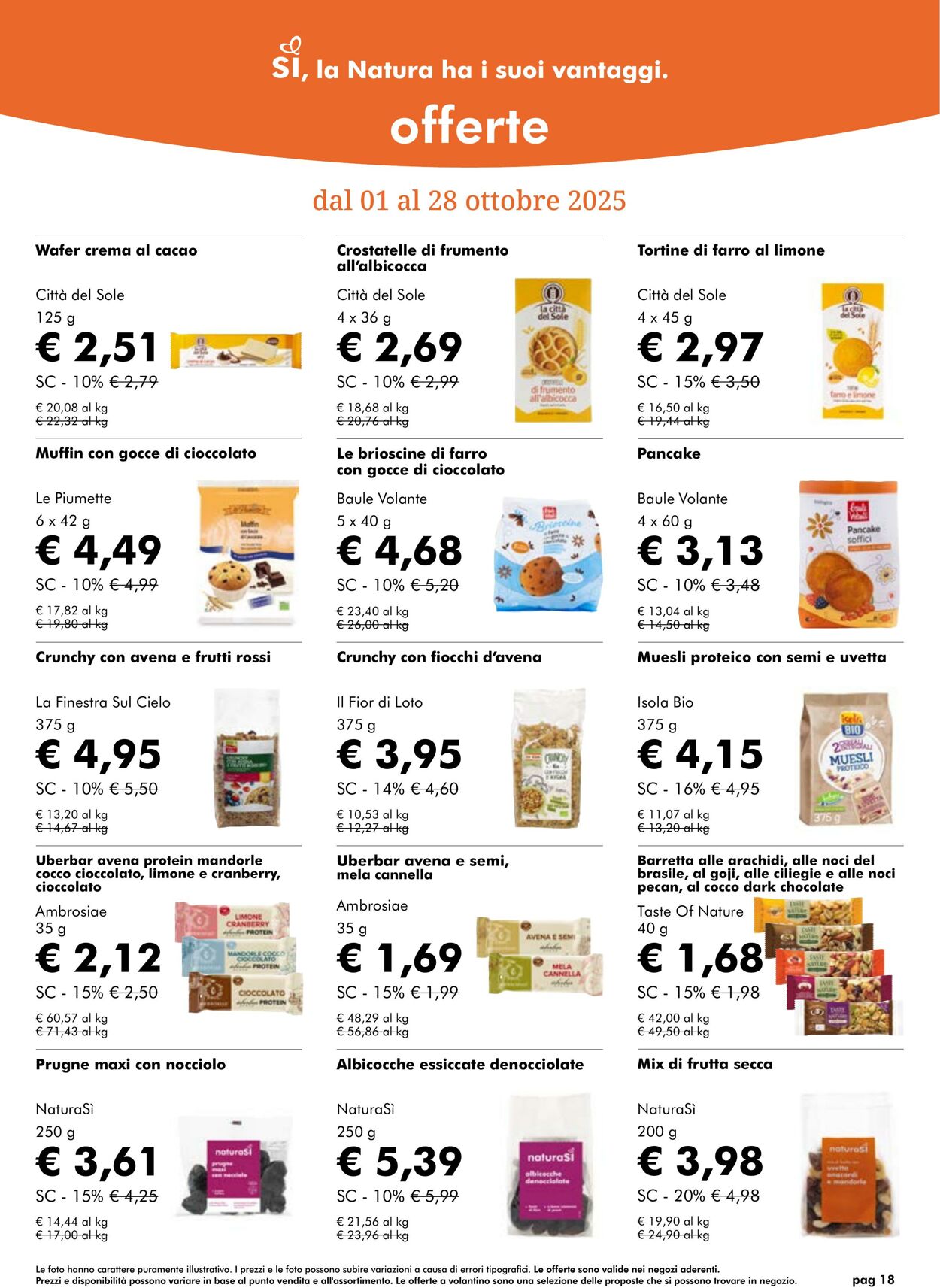 Volantino NaturaSì 01.10.2025 - 31.10.2025
